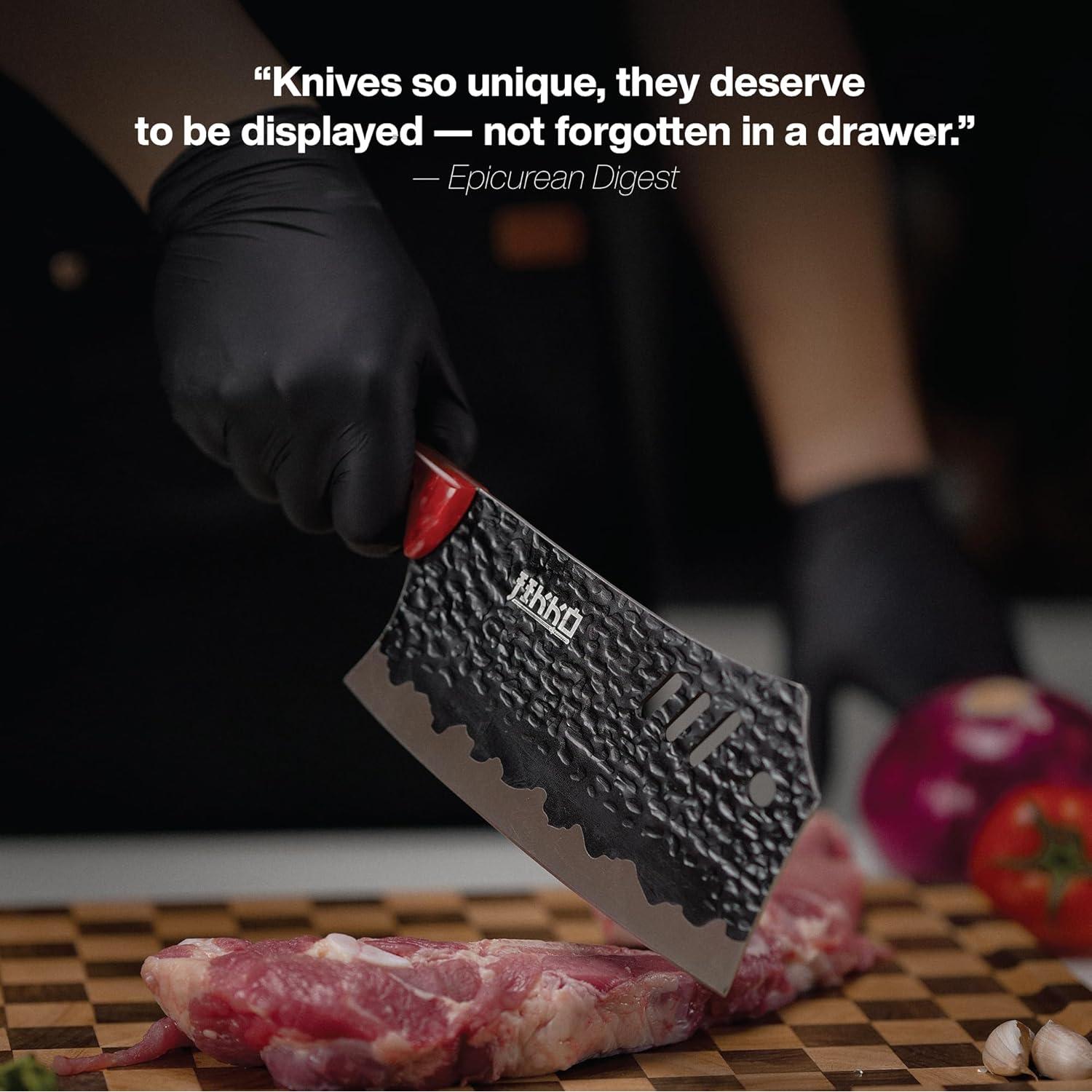 Cuchillo de Carnicero Jikko Edición Fénix 18.5 cm Forjado