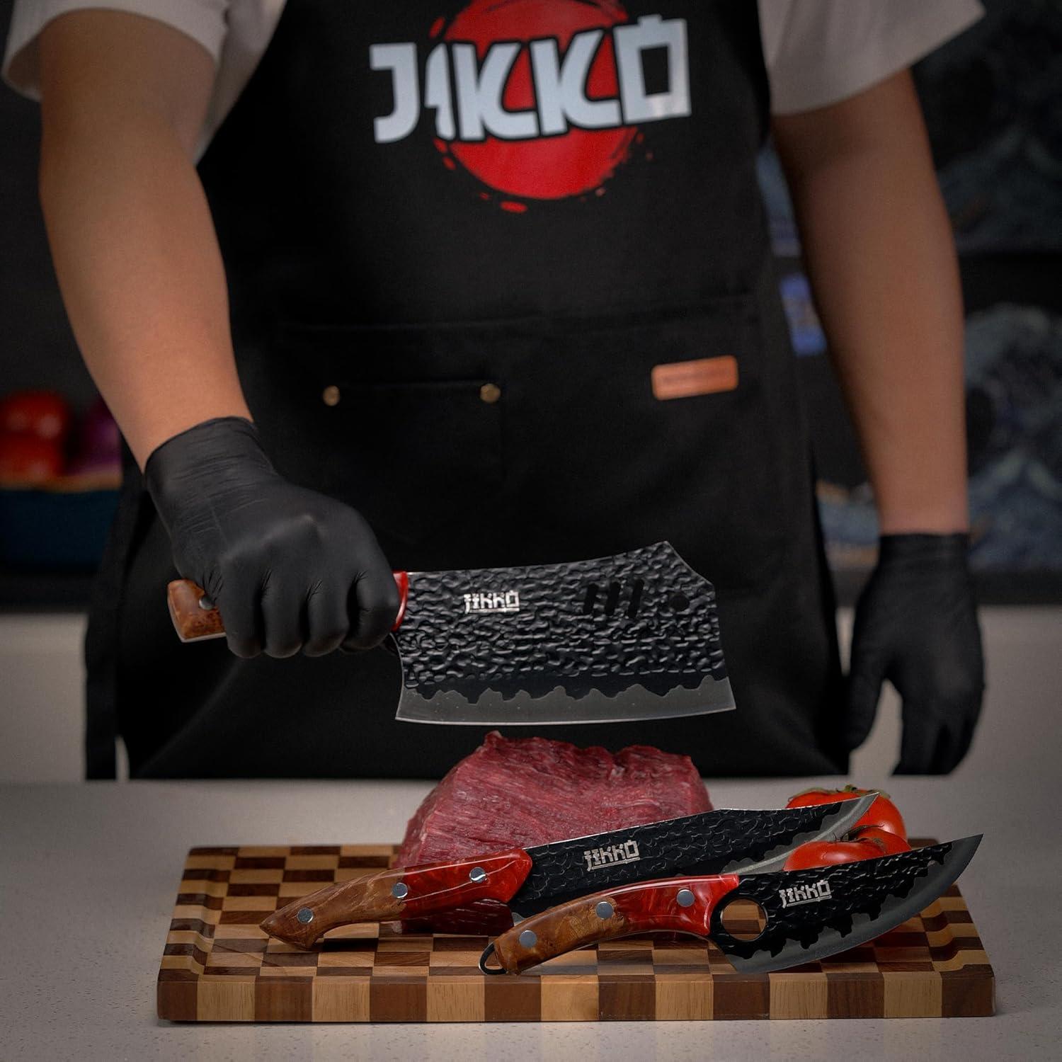 Cuchillo de Carnicero Jikko Edición Fénix 18.5 cm Forjado