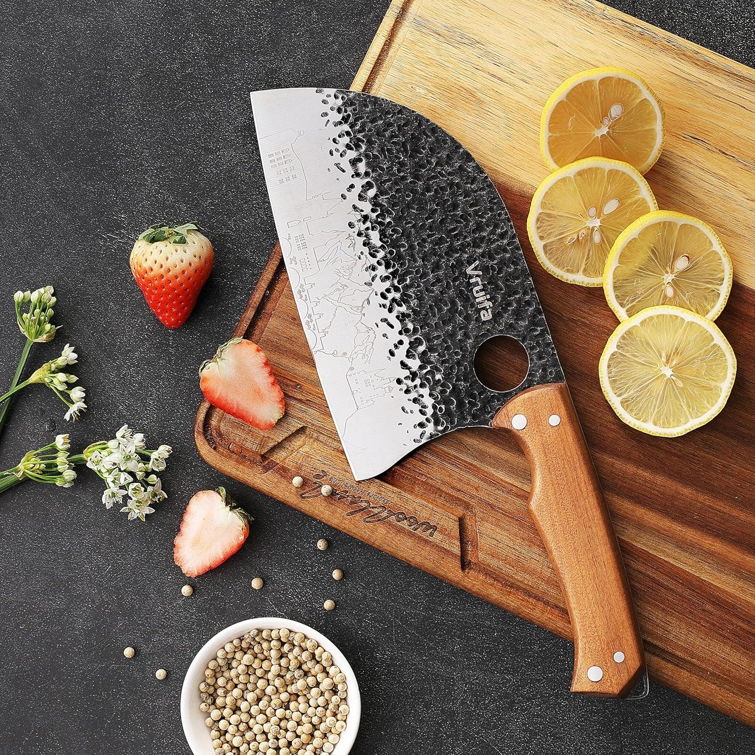 Juego de cuchillos de cocina VRUIFA 3 piezas acero inoxidable