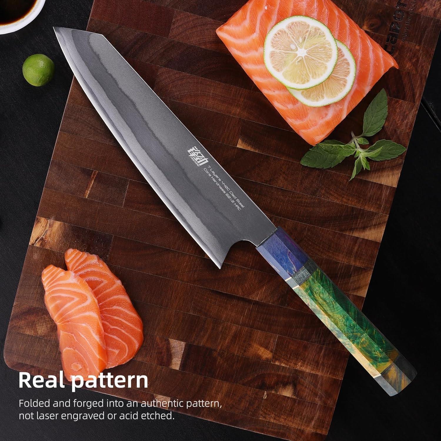 Cuchillo Kiritsuke de Chef FINDKING 20.32 cm Acero 440C