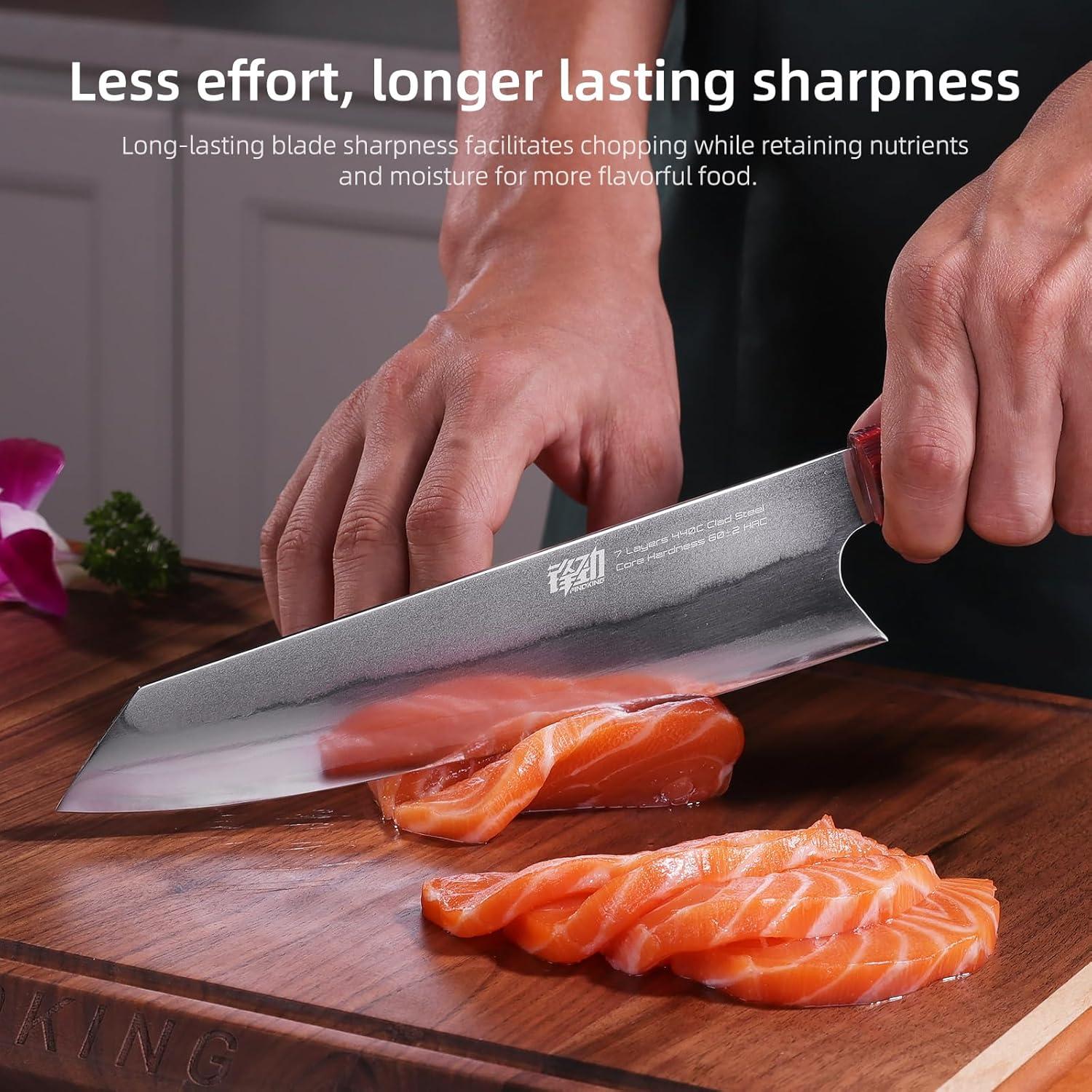 Cuchillo Kiritsuke de Chef FINDKING 20.32 cm Acero 440C