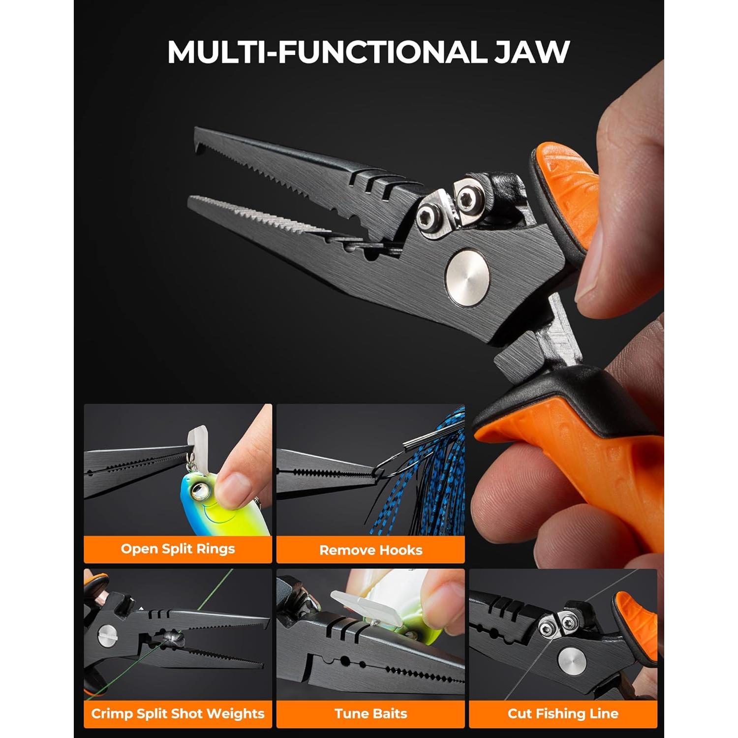 Juego de Herramientas de Pesca KastKing SteelStream 4 Piezas