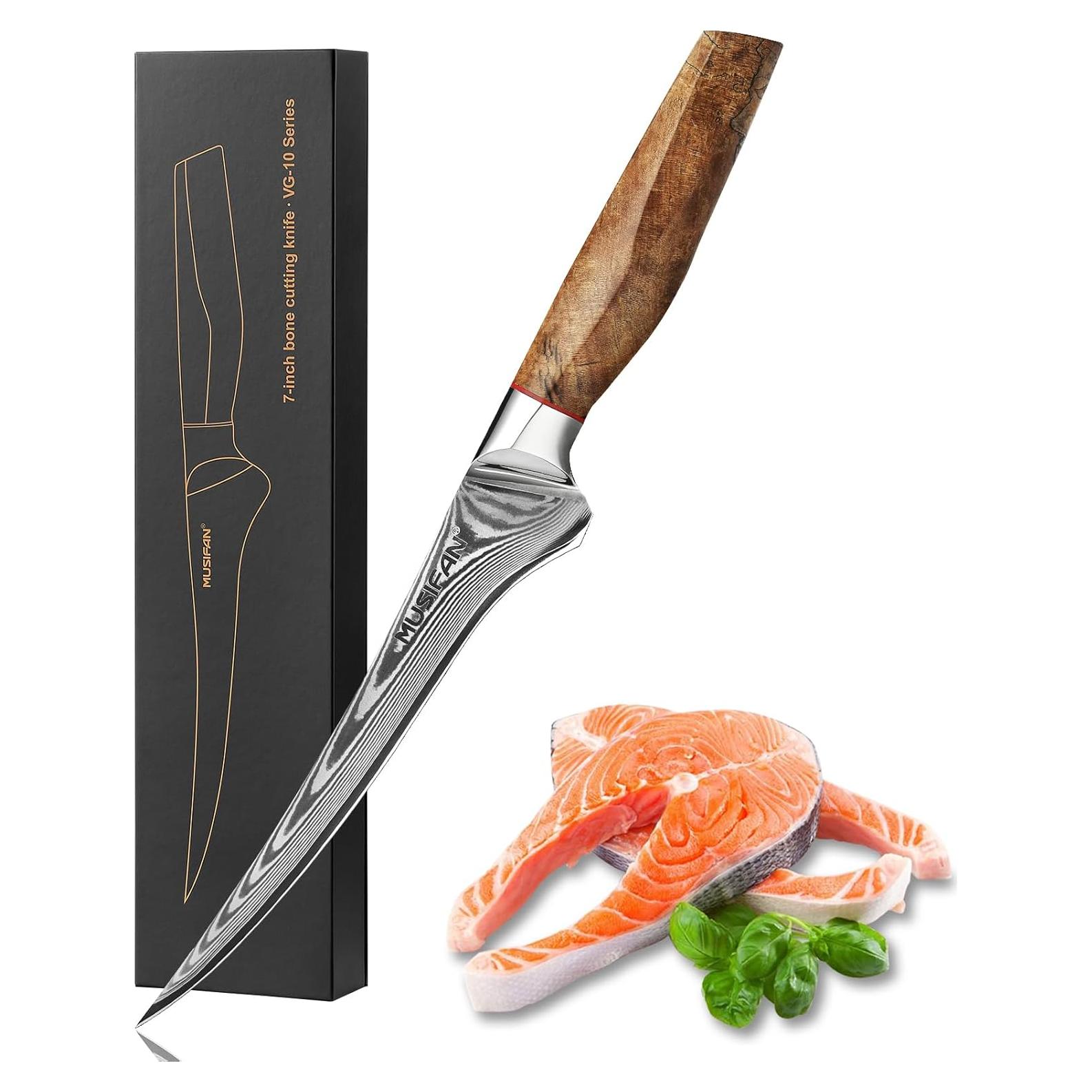 Cuchillo de Filete y Deshuesar Musifan 18 cm VG10 Profesional