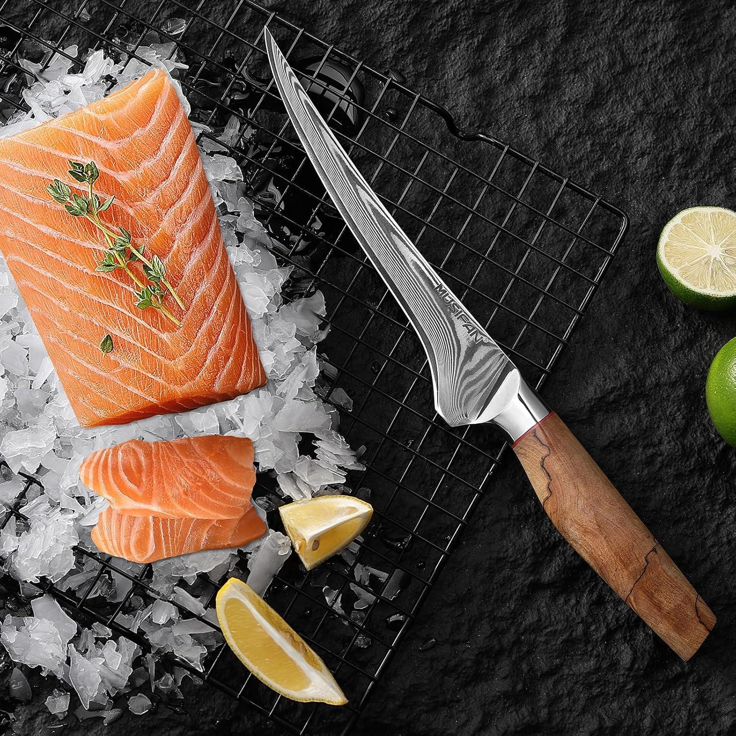 Cuchillo de Filete y Deshuesar Musifan 18 cm VG10 Profesional