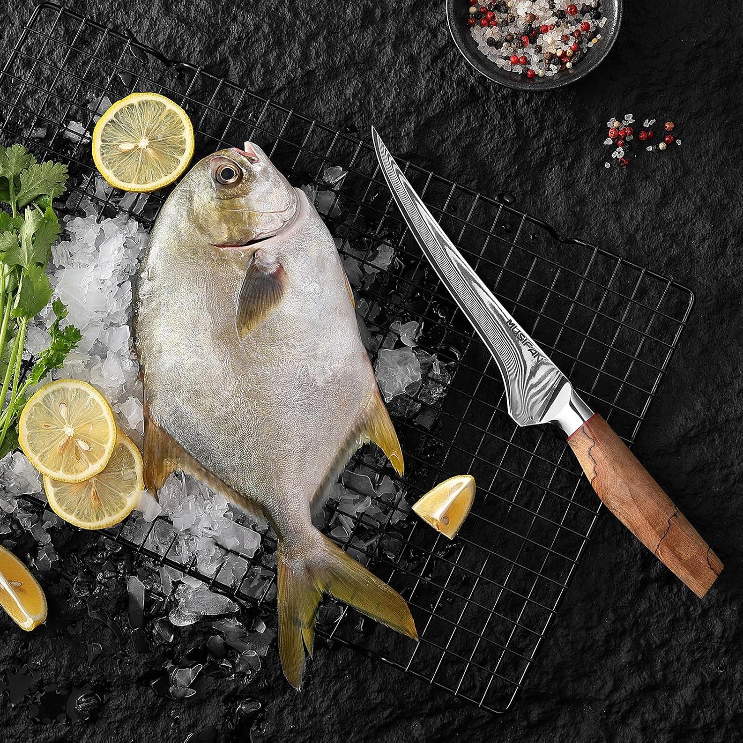 Cuchillo de Filete y Deshuesar Musifan 18 cm VG10 Profesional