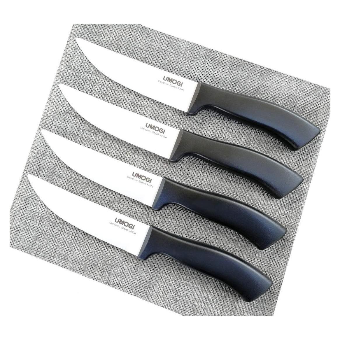 Juego de cuchillos de cerámica para carne UMOGI - 4 piezas