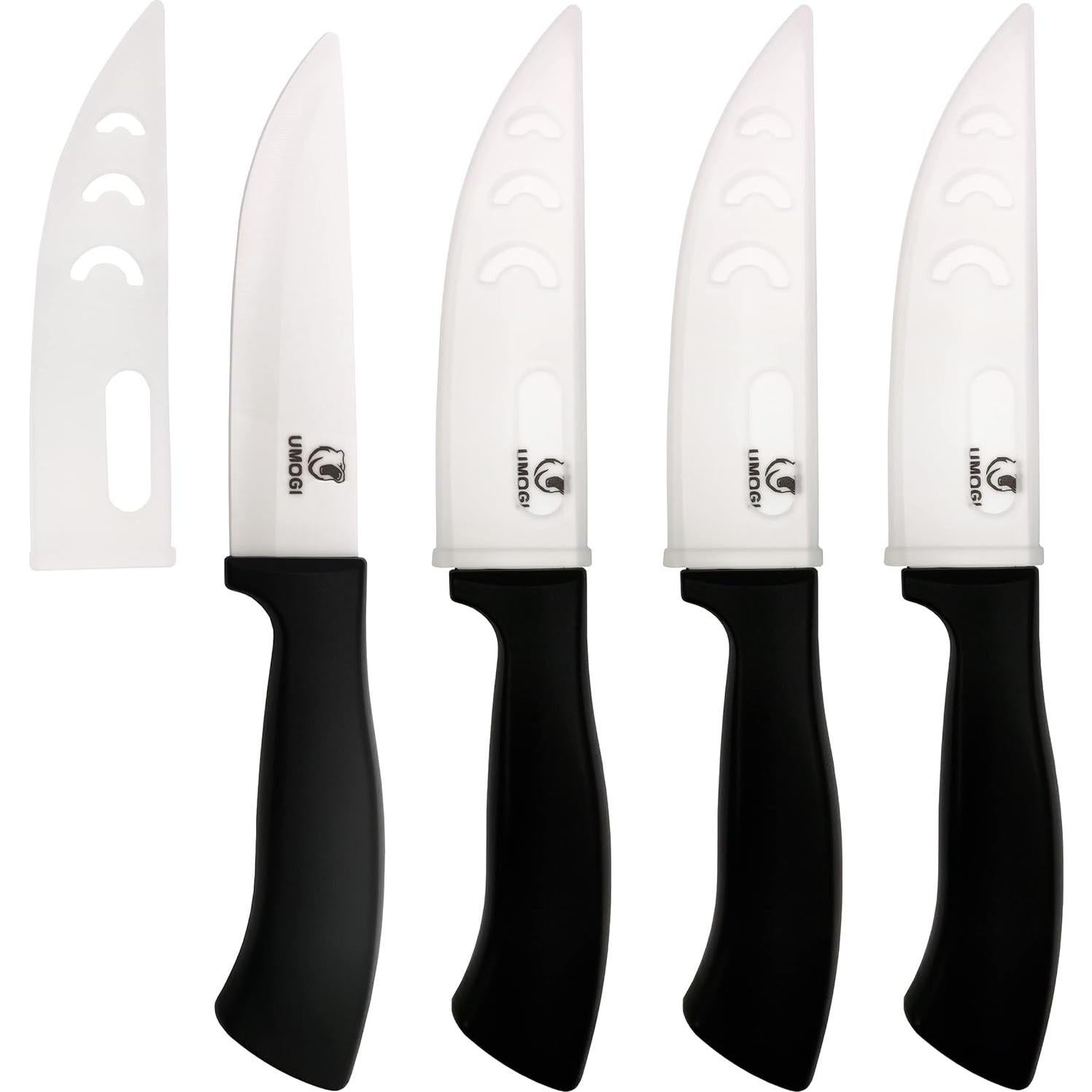 Juego de cuchillos de cerámica para carne UMOGI - 4 piezas