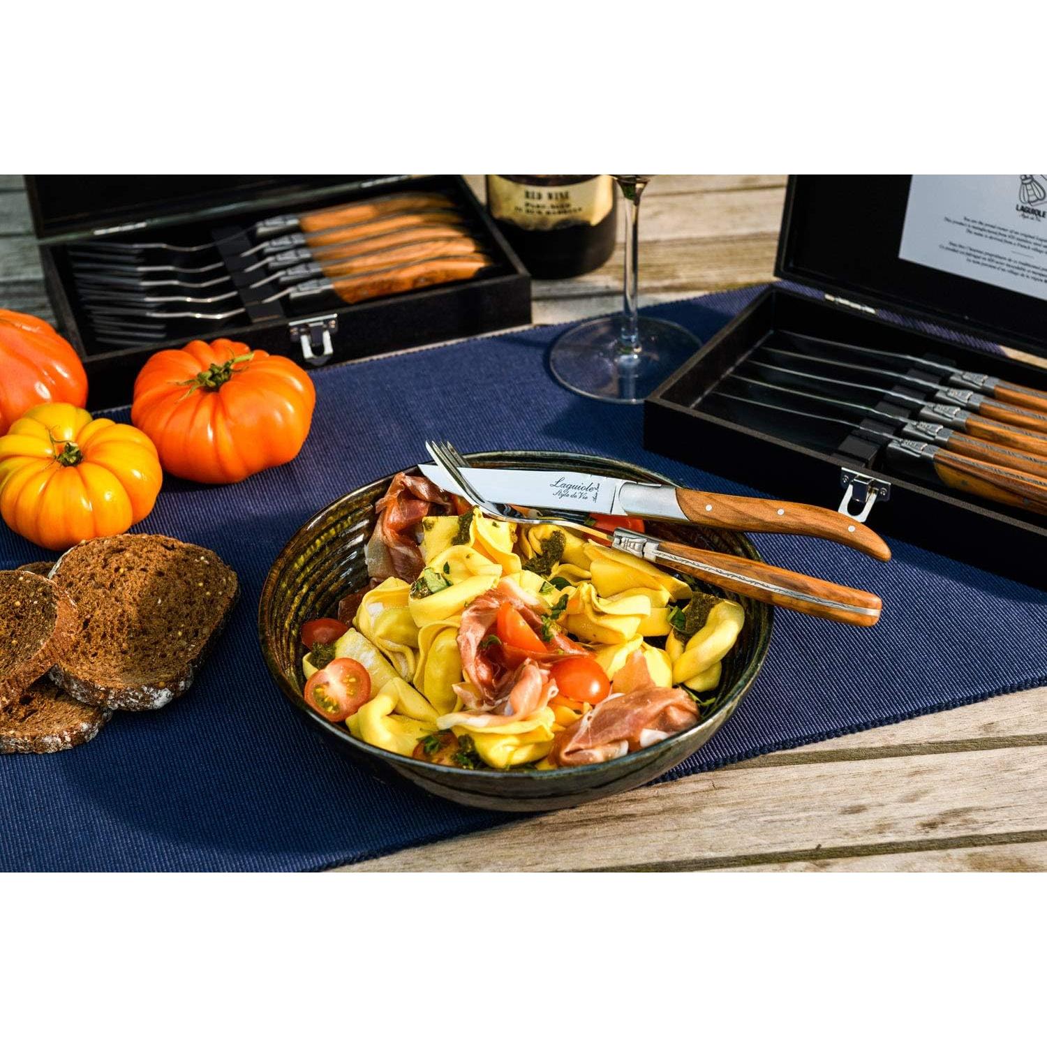 Juego de Cuchillos de Carne Laguiole Style de Vie 6 Piezas