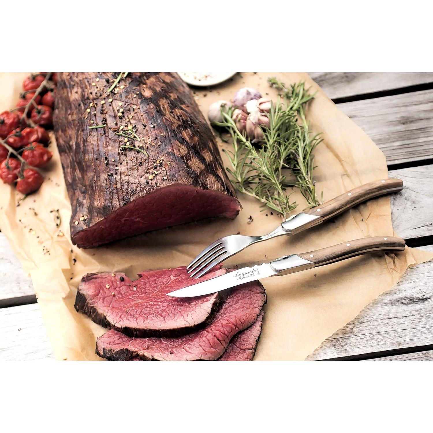 Juego de Cuchillos de Carne Laguiole Style de Vie 6 Piezas