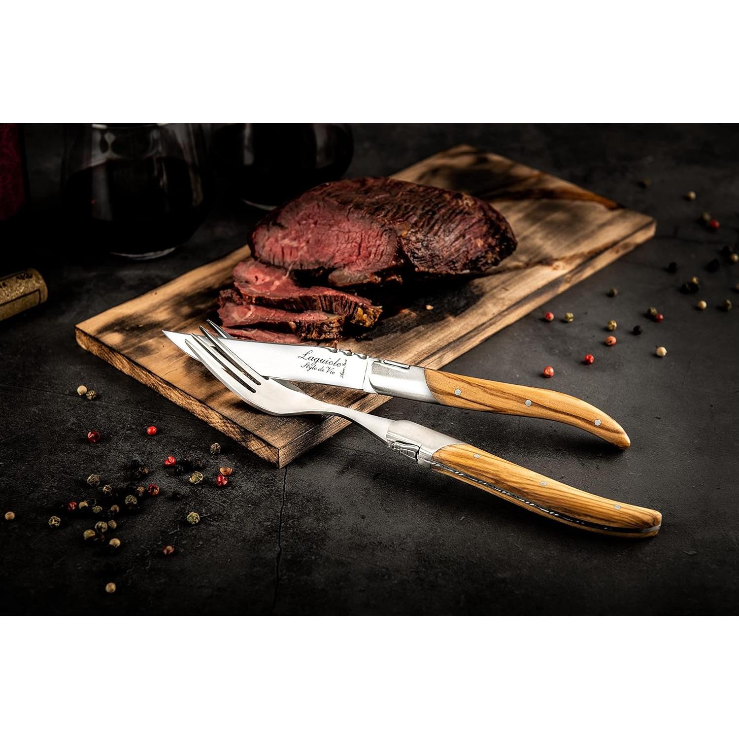 Juego de Cuchillos de Carne Laguiole Style de Vie 6 Piezas