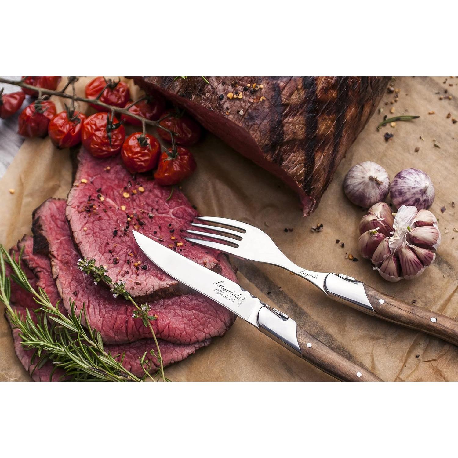 Juego de Cuchillos de Carne Laguiole Style de Vie 6 Piezas