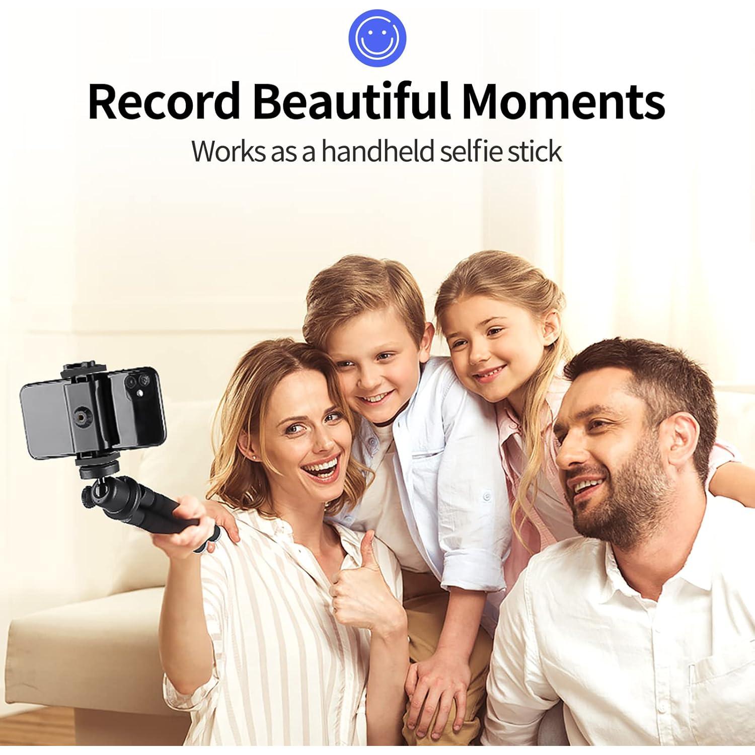 Trípode Flexible Aureday para Teléfono con Control Remoto