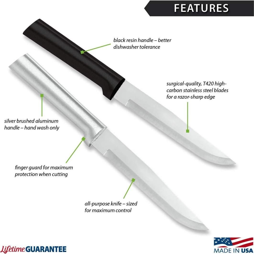 Cuchillo de Carnicero Stubby RADA W206 14.3 cm Acero Inoxidable