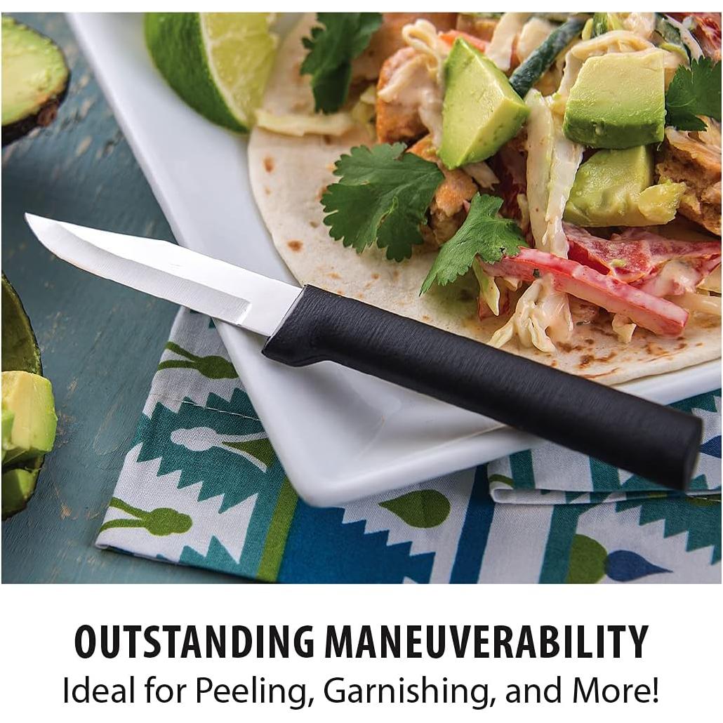 Cuchillo de Pelar RADA W202, 6.35 cm Acero Inoxidable Negro