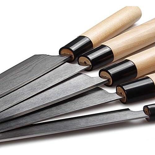 Set de 5 Cuchillos de Chef Waterboss - Sashimi, Santoku, Nakiri, Deba