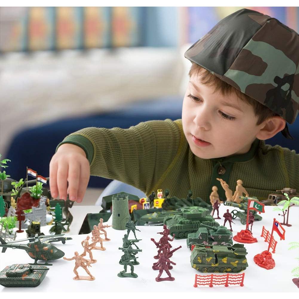 Conjunto de Soldados 3 Nutrias 307PCS Juguete Militar