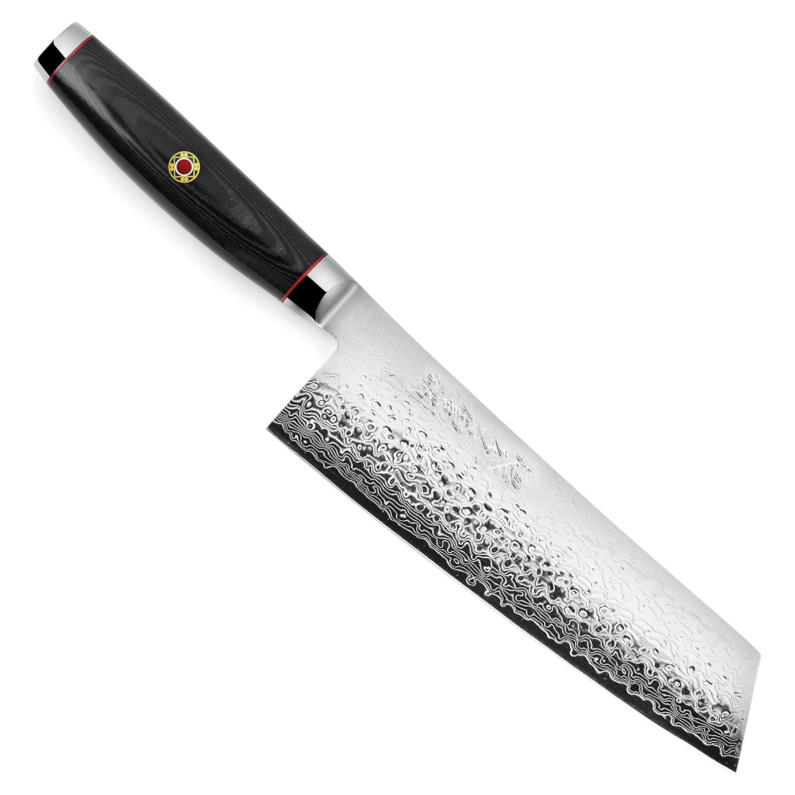 Cuchillo Bunka Enso SG2 Damasco 17.78 cm Hecho en Japón