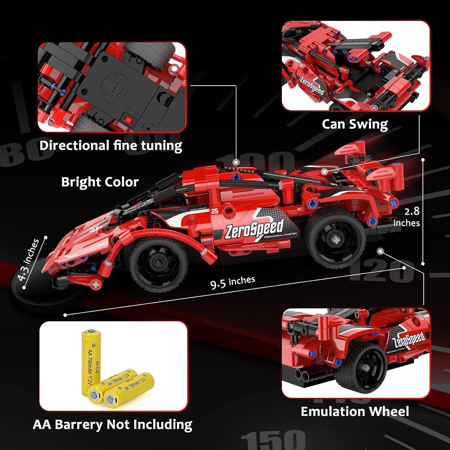 Juguete de Construcción GMAOPHY 2 en 1 Coche RC 351 Piezas
