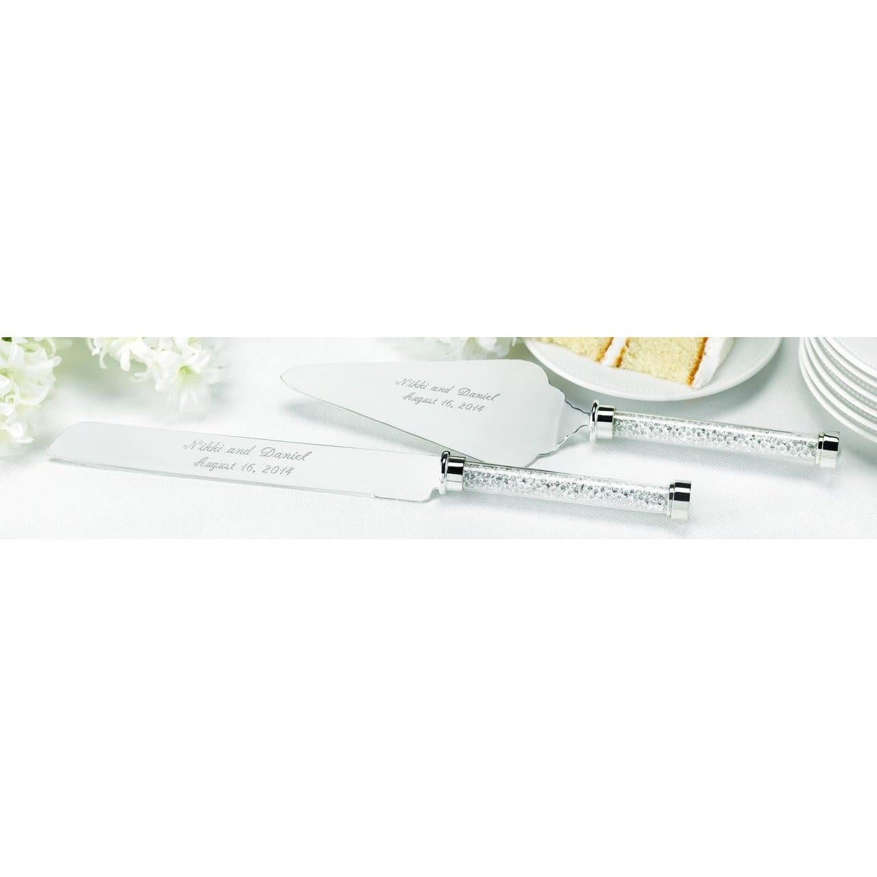 Juego de cuchillo y servidor de pastel Hortense B. Hewitt 2 piezas