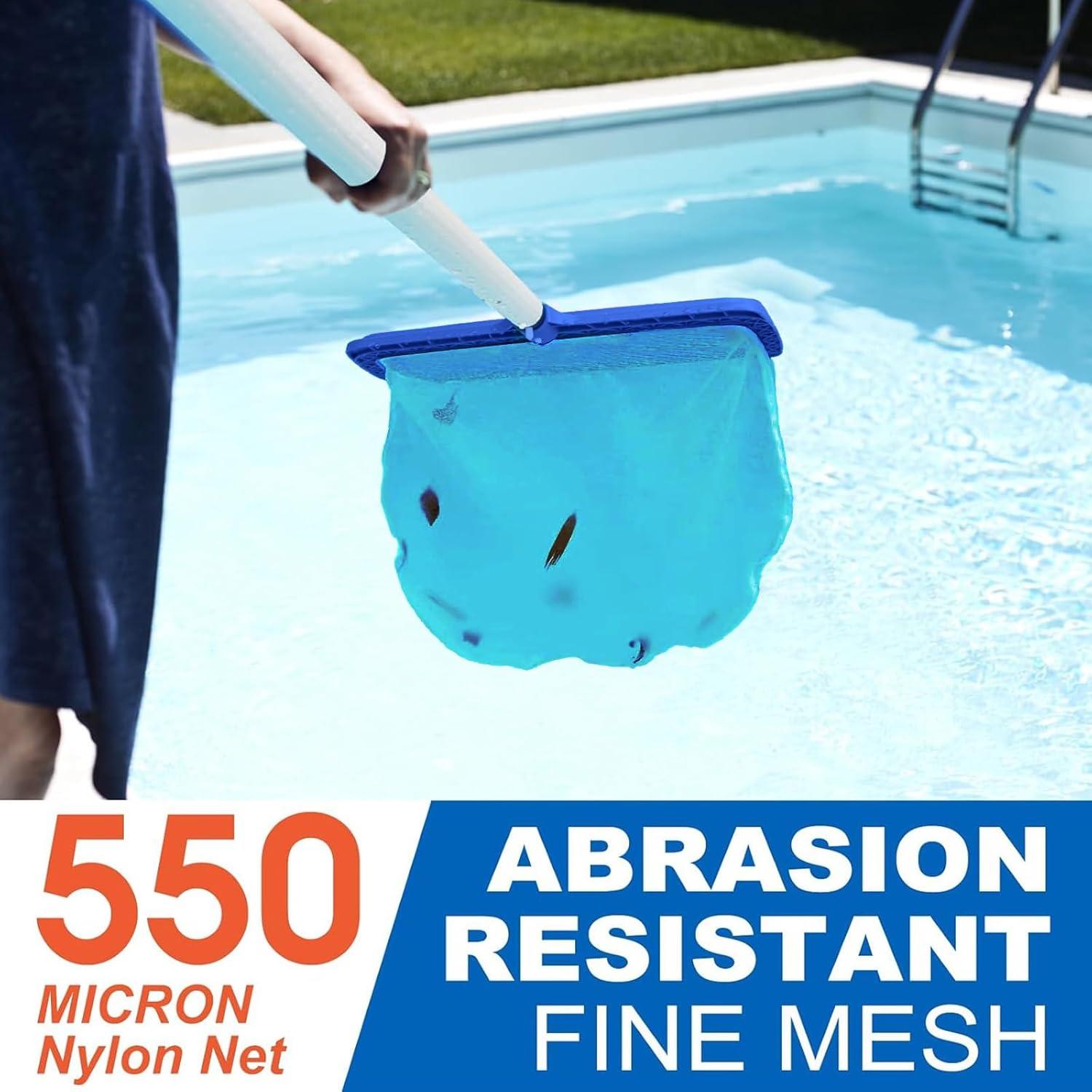 Red de Skimmer para Piscina Poolvio, Nylon Alta Resistencia 42.9x27.9cm