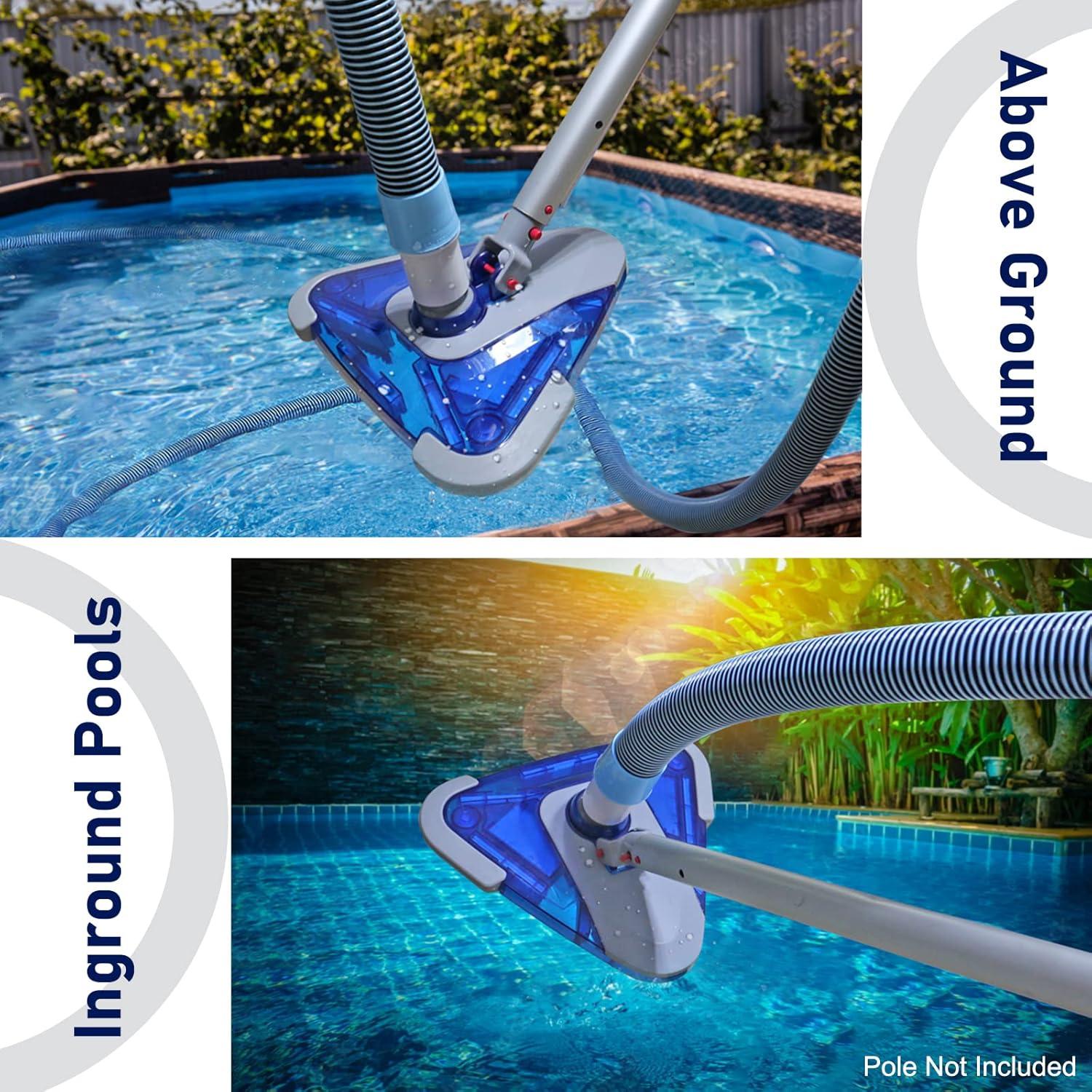 Manguera de Vacío para Piscina POOLWHALE 7.32m con Cabezal Triangular