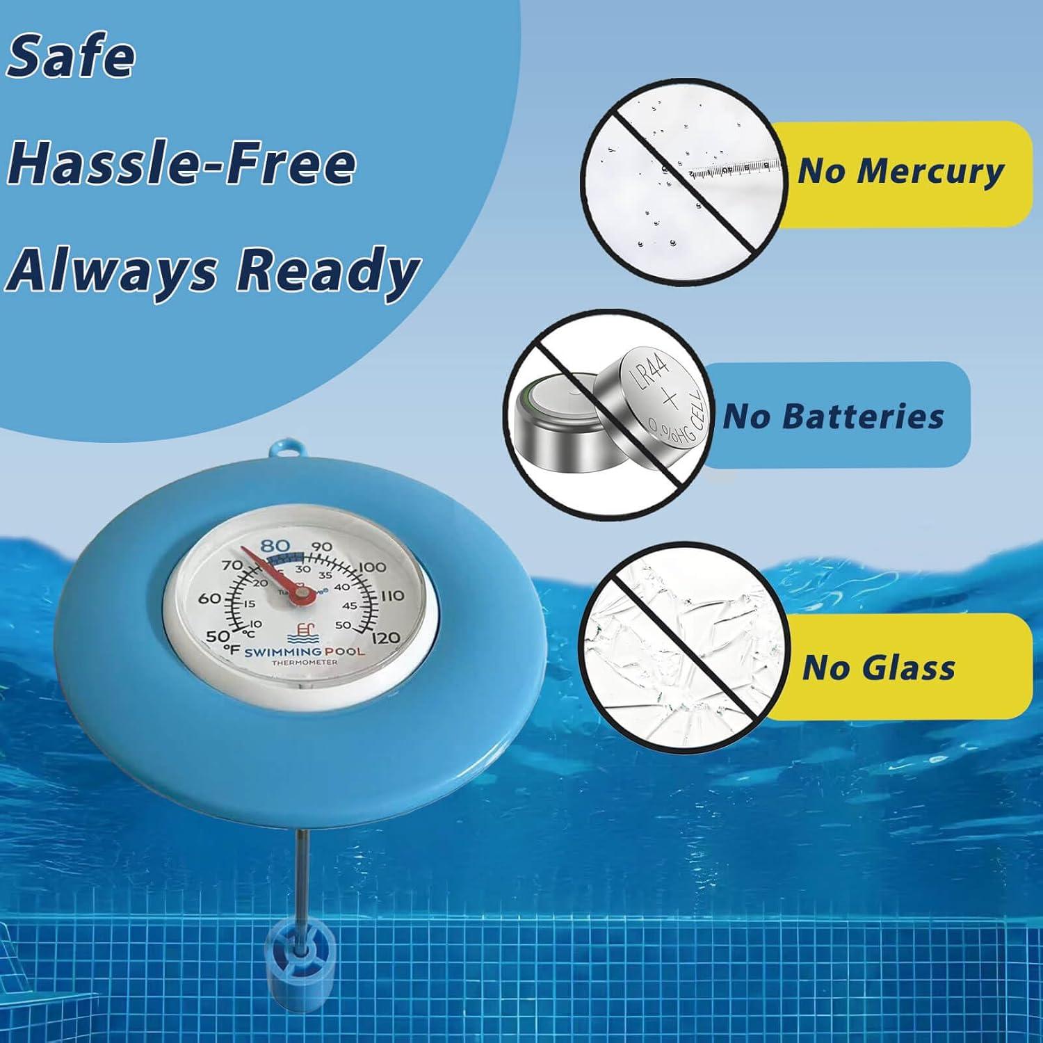 Termómetro Flotante para Piscina Guangzhou Y-1 - Doble Escala