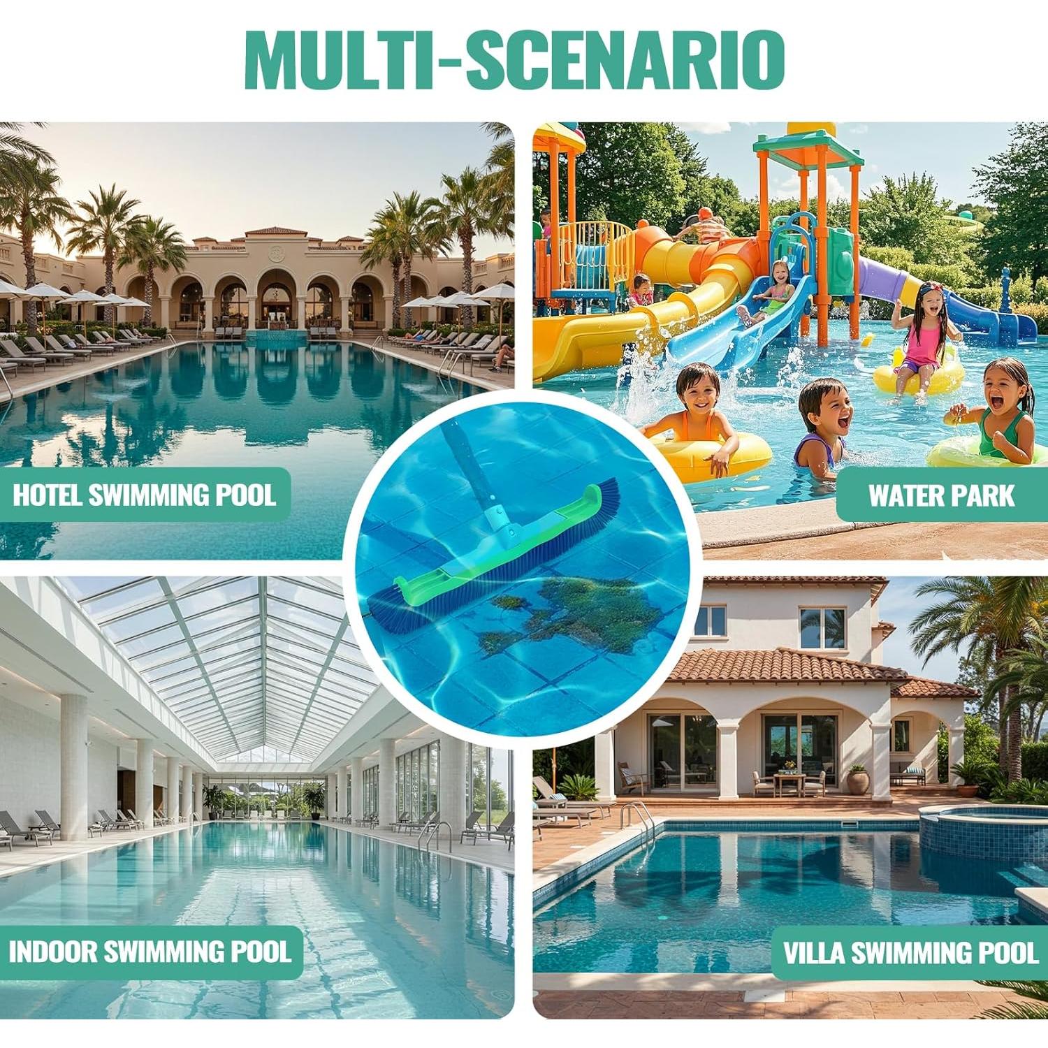 Cabezal de Cepillo de Piscina OSAMEDA 45.72 cm Curvado