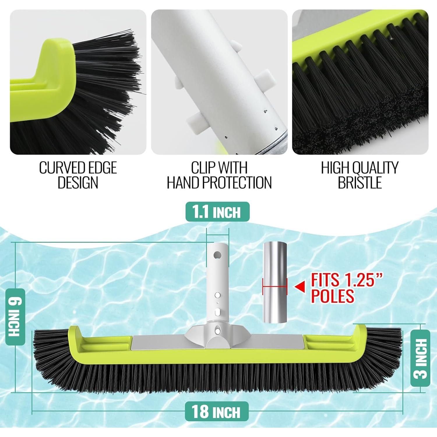 Cabezal de Cepillo de Piscina OSAMEDA 45.72 cm Curvado