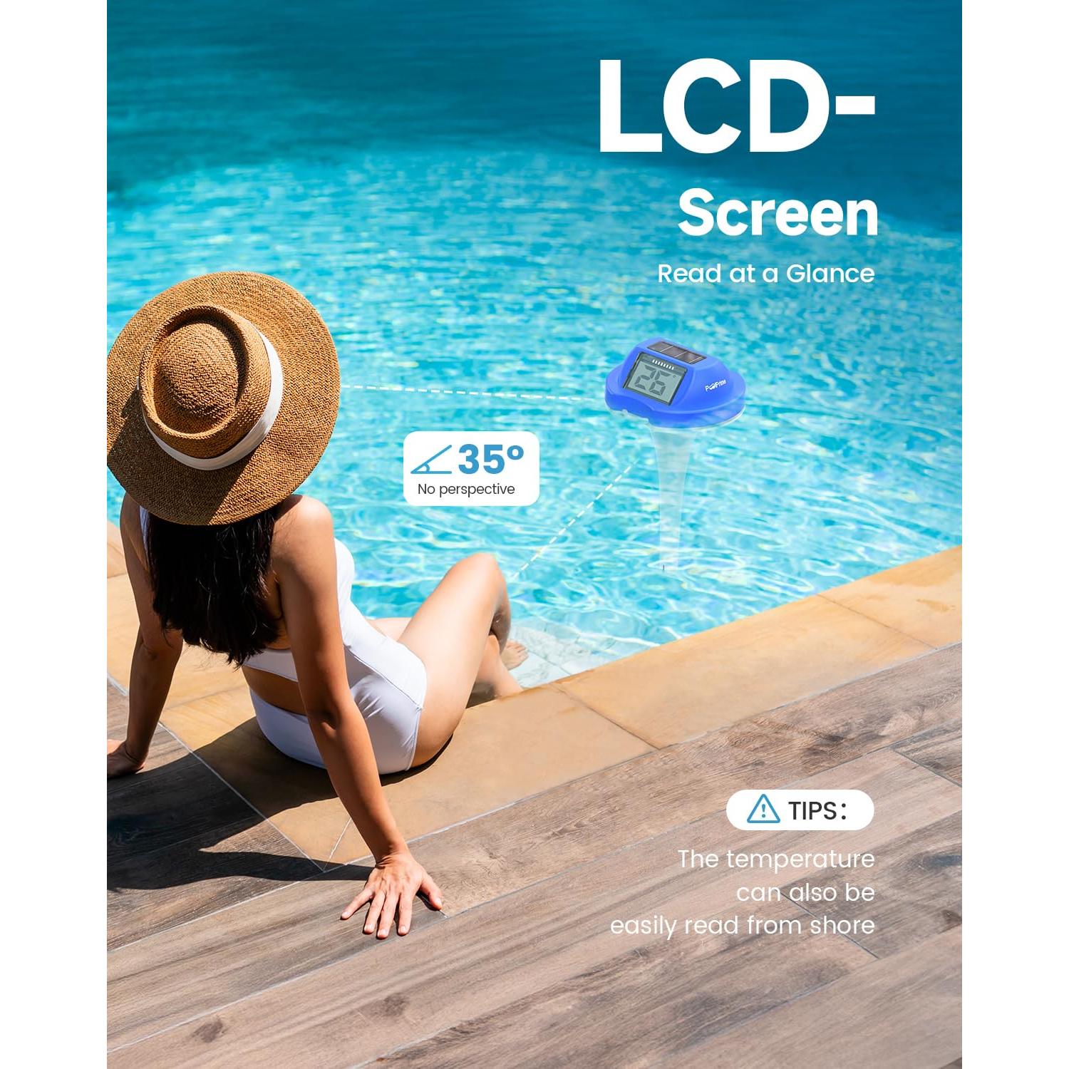 Termómetro Flotante Digital Solar PoolPrime 579-Deepblue