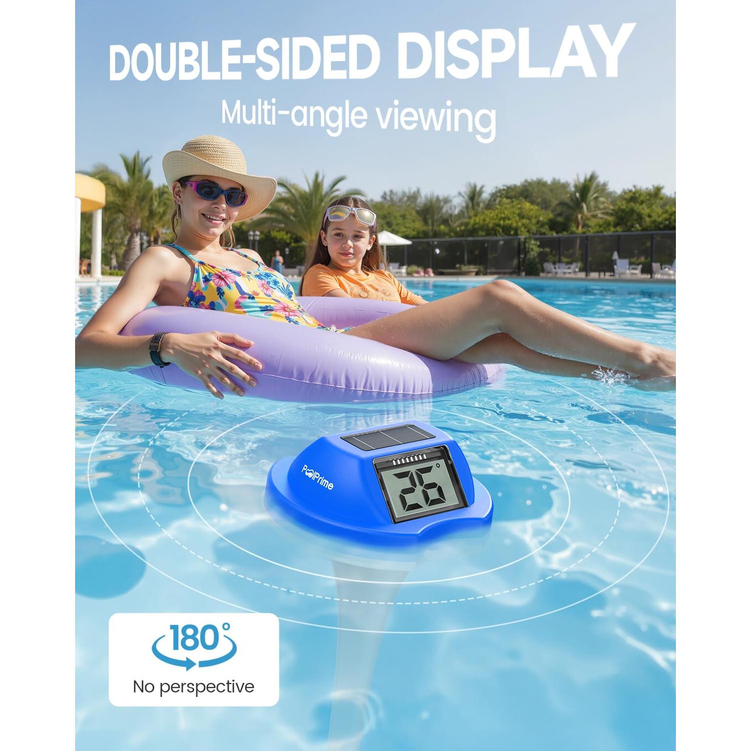 Termómetro Flotante Digital Solar PoolPrime 579-Deepblue