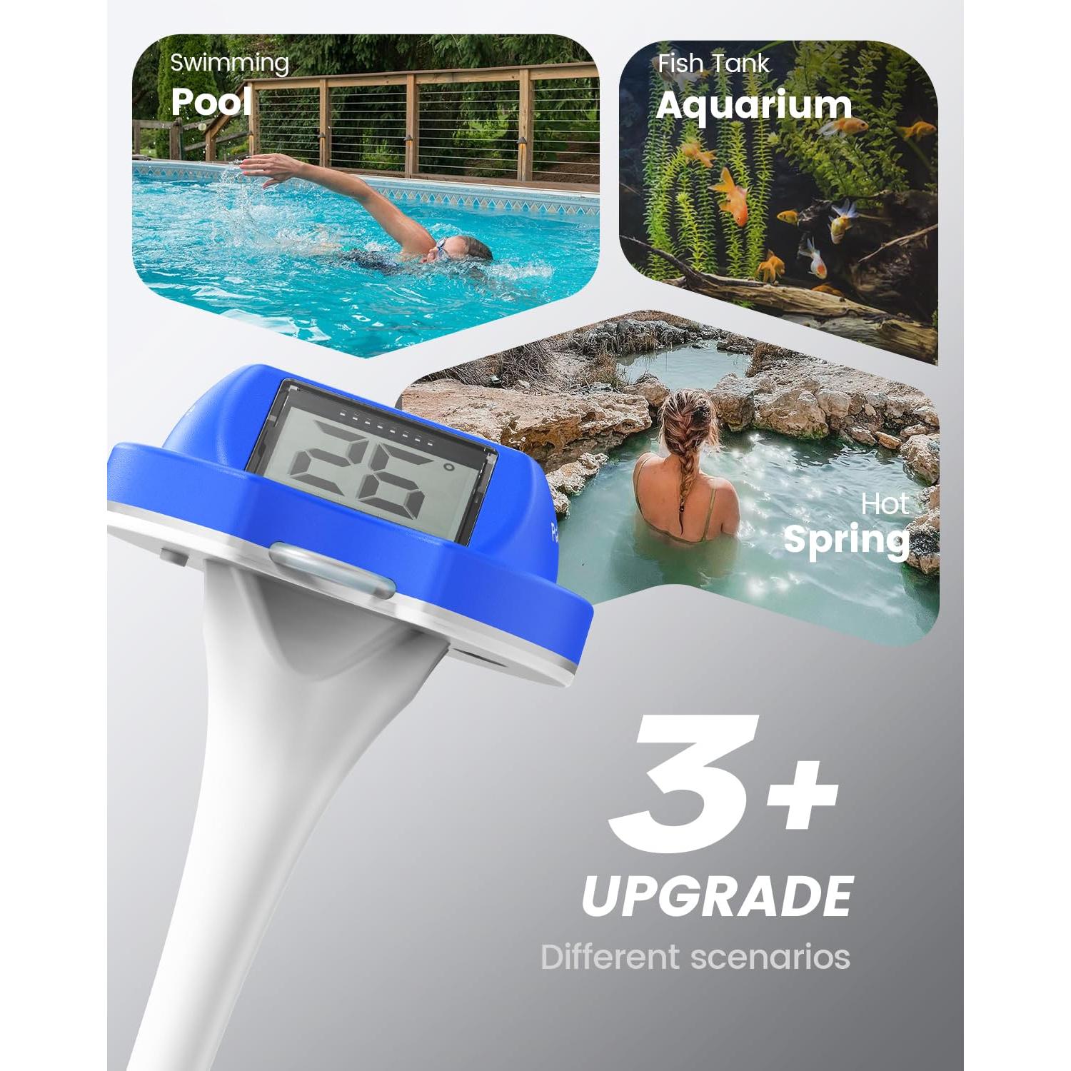 Termómetro Flotante Digital Solar PoolPrime 579-Deepblue