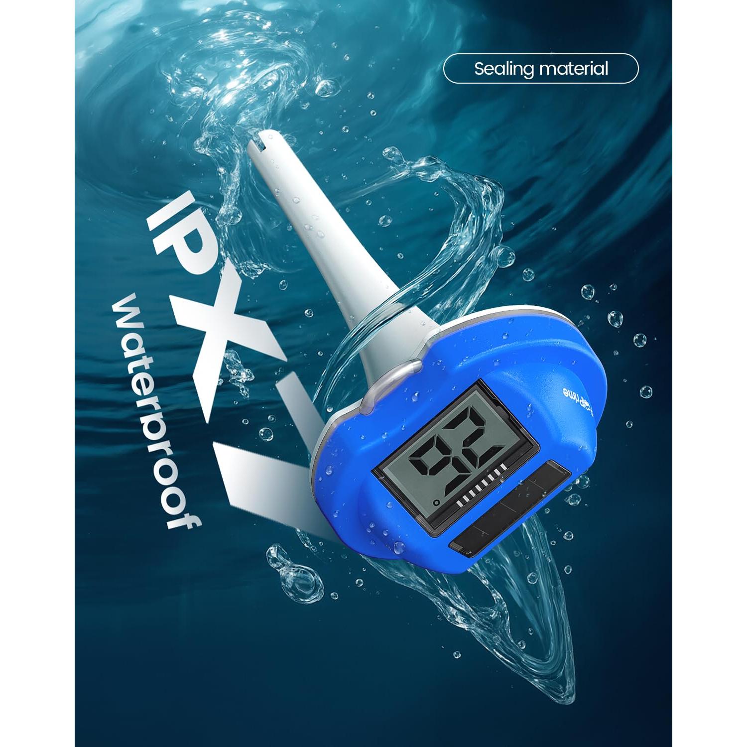 Termómetro Flotante Digital Solar PoolPrime 579-Deepblue