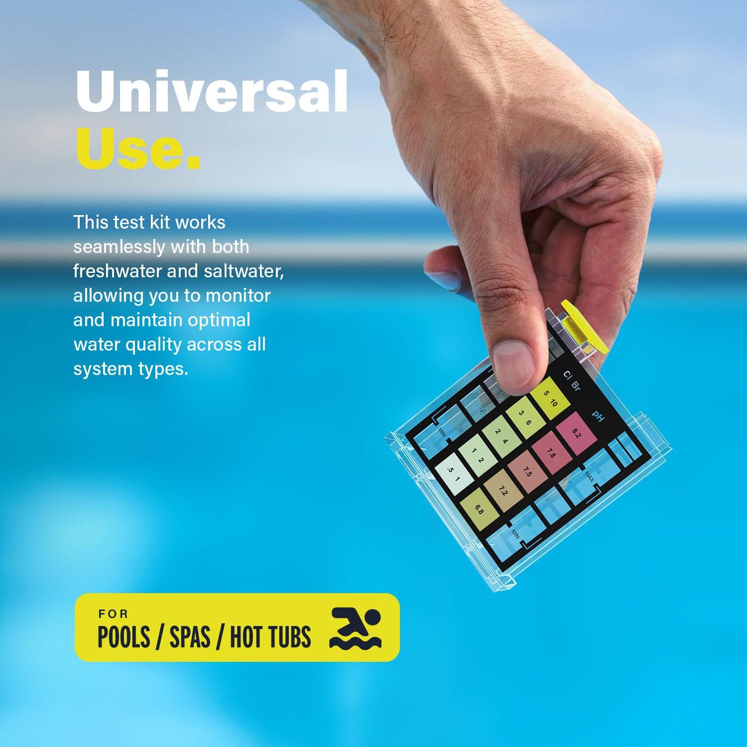 Kit de Prueba de Piscina 3-en-1 Lupo | Cloro, Bromo y pH