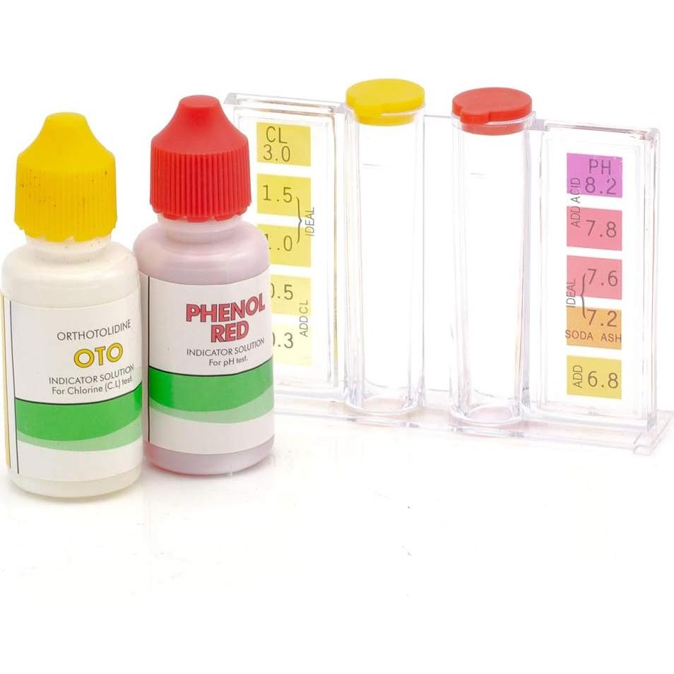 Kit de Prueba Química de Agua para Piscina WWD POOL - Cloro y pH