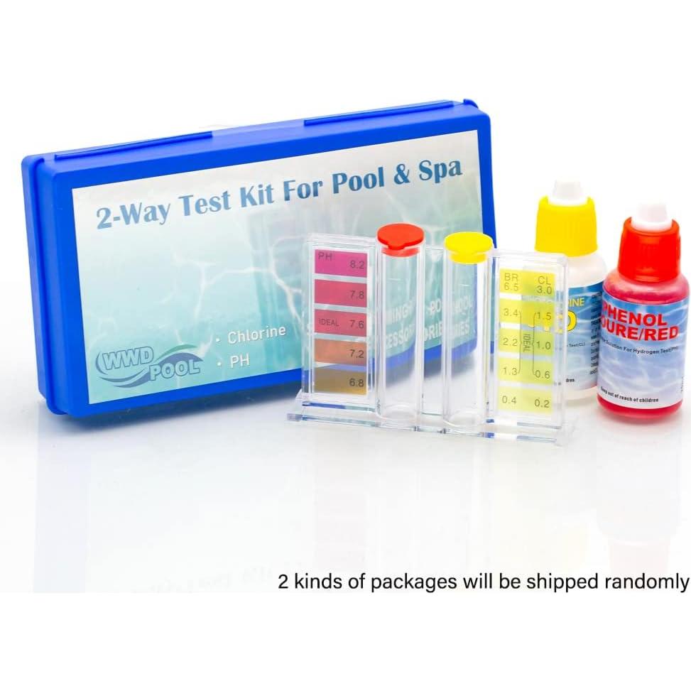 Kit de Prueba Química de Agua para Piscina WWD POOL - Cloro y pH
