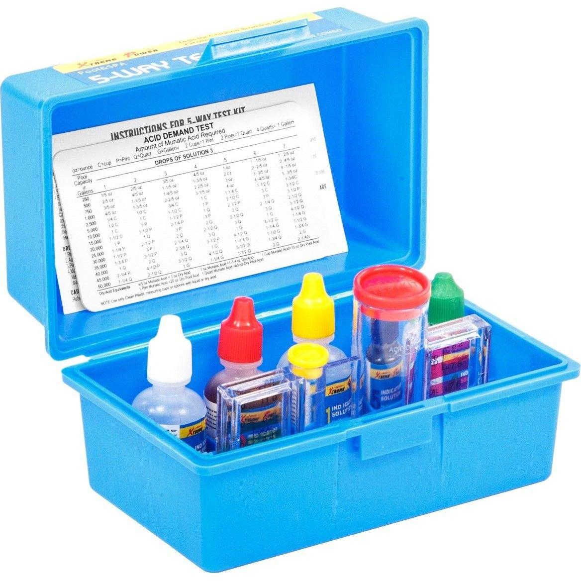Kit de Prueba de Agua 5-Vías XtremepowerUS para Piscina