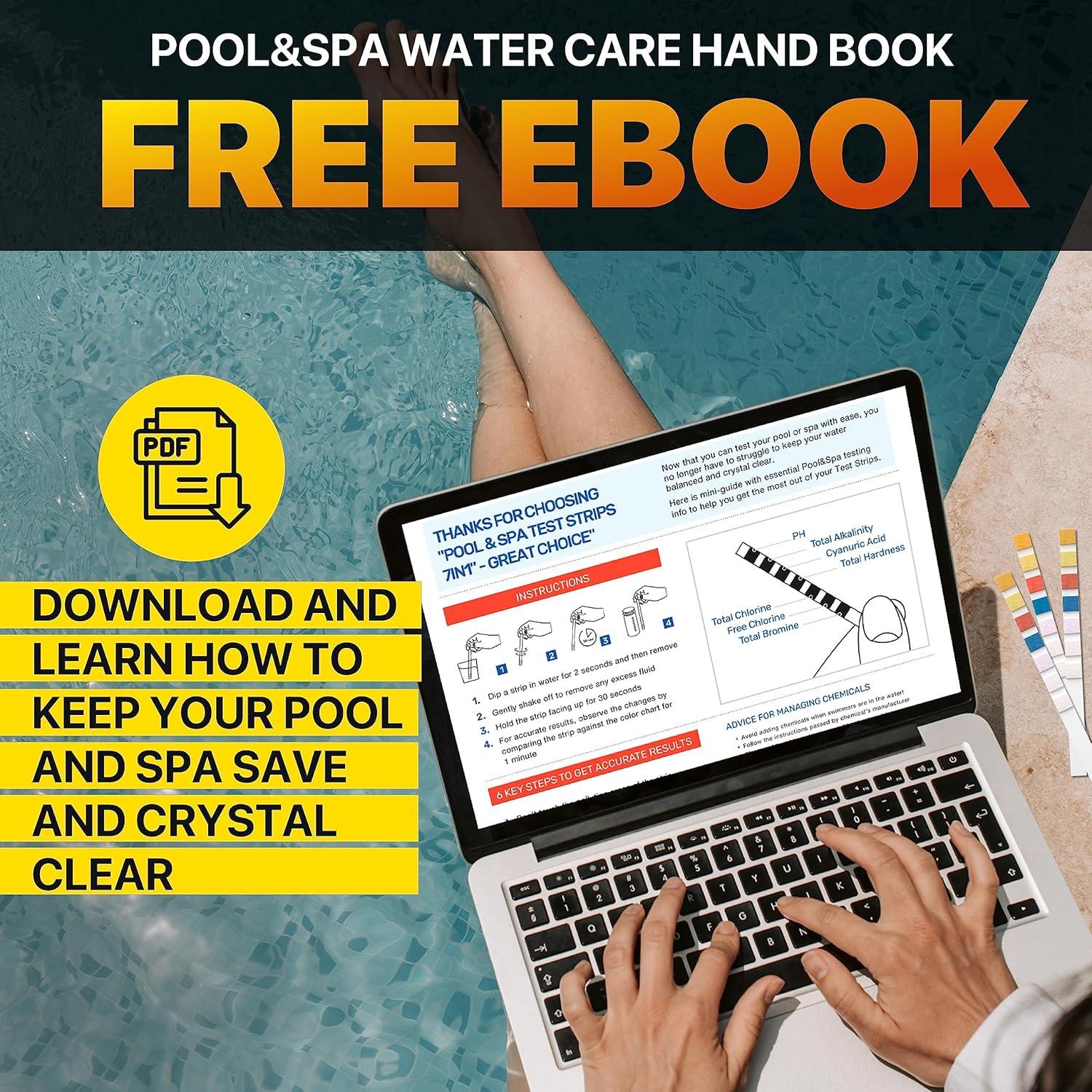 Tiras de prueba 7 en 1 Bestprod para piscina y spa