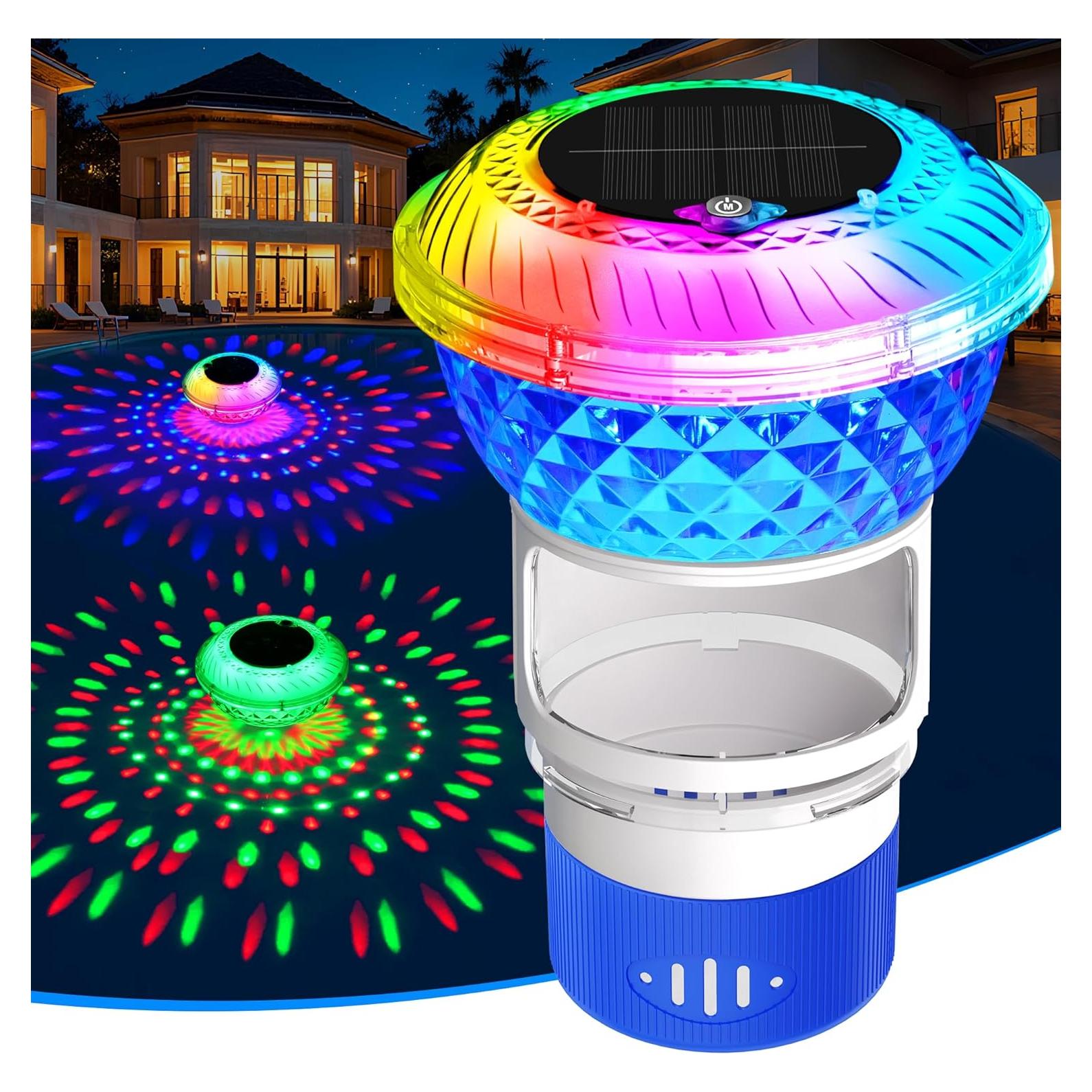 Flotador de Cloro LanSuper con Luz Marquee 2025 - Ajustable