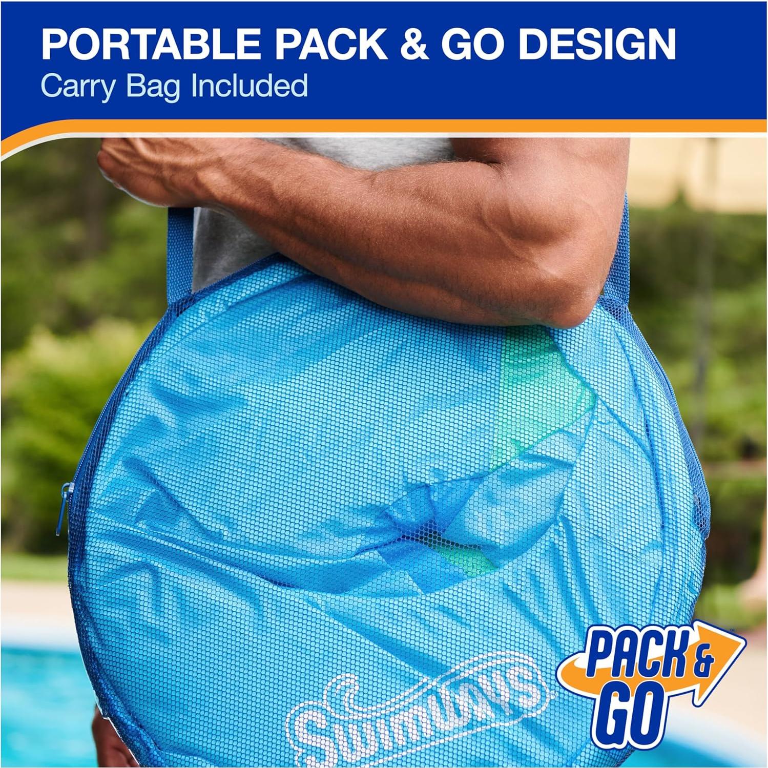 Flotador Inflable SwimWays Premium Recliner Azul 140x97 cm