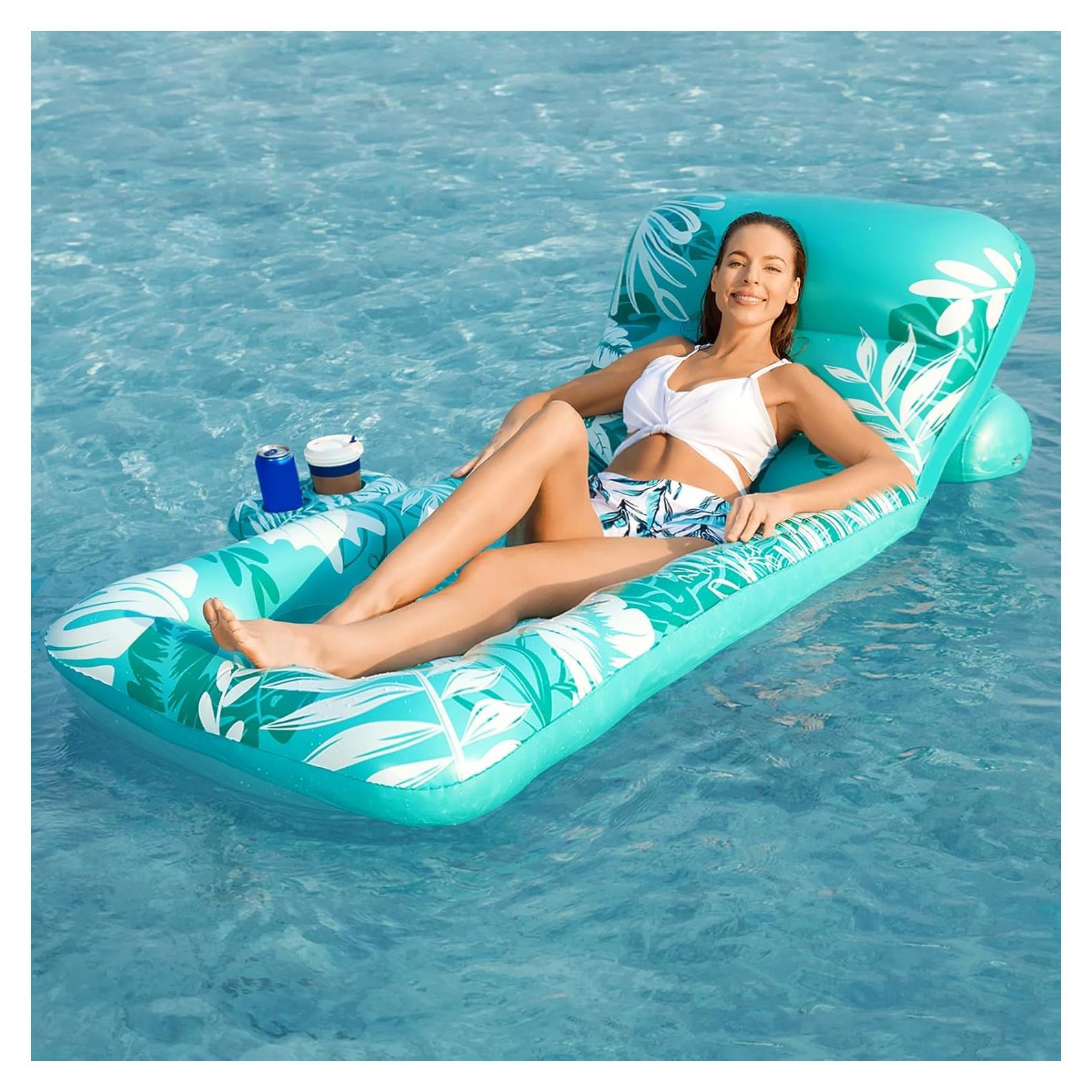 Flotador Inflable Jasonwell para Adultos con Respaldo Ajustable