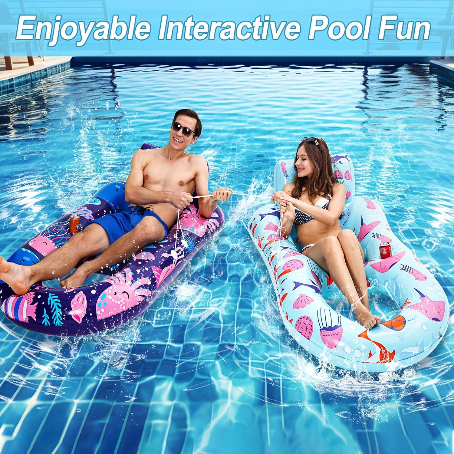Flotadores de Piscina Adulto PuppyuWill 2 Paquete Extra Grande