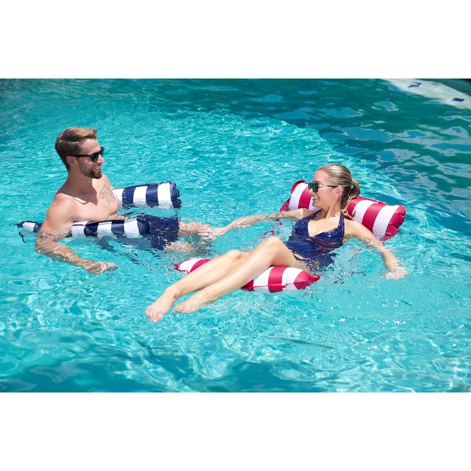 Flotador de Piscina Aqua LEISURE Monterey 4-en-1 112x66cm