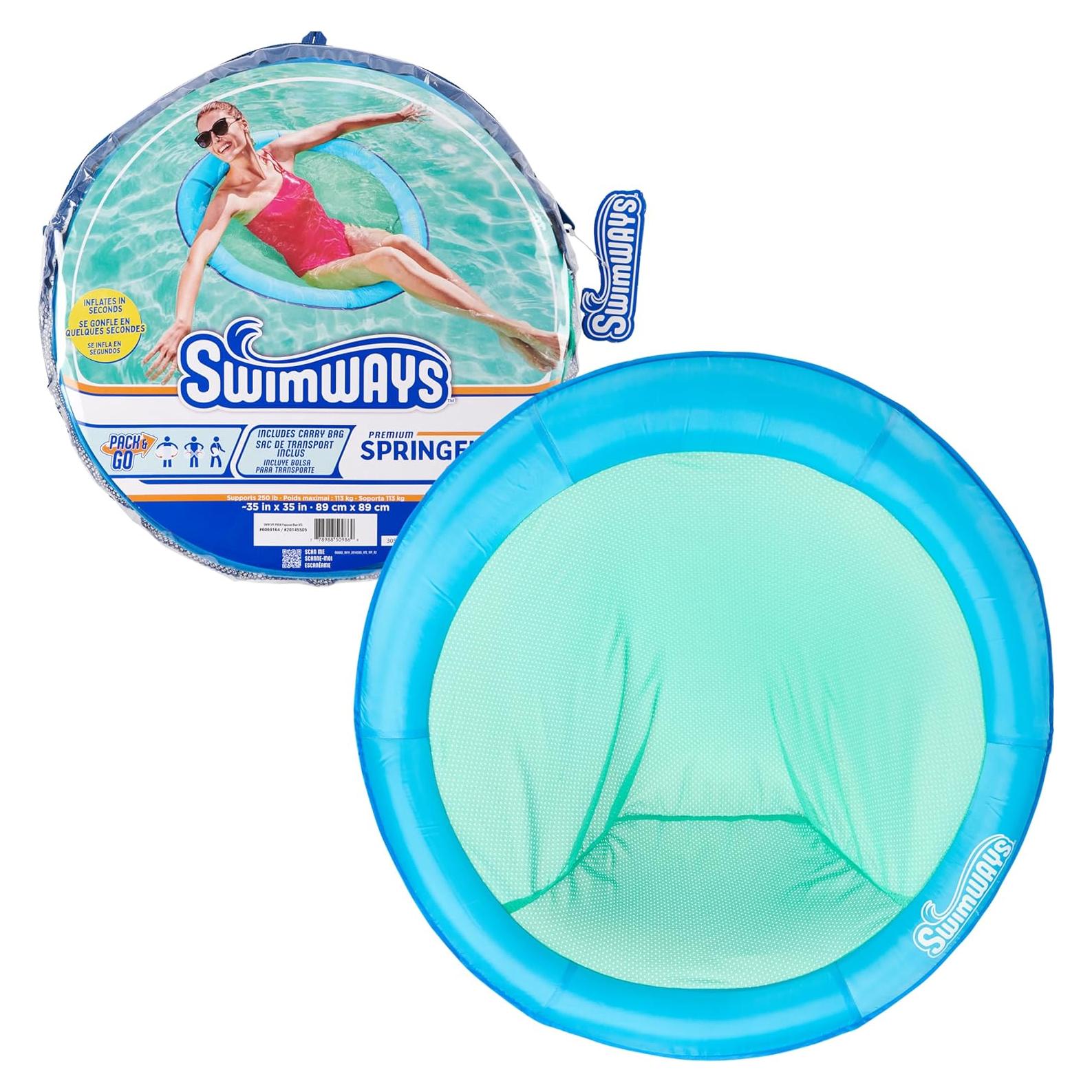 Flotador de piscina SwimWays Papasan Azul Cielo 91.4 cm