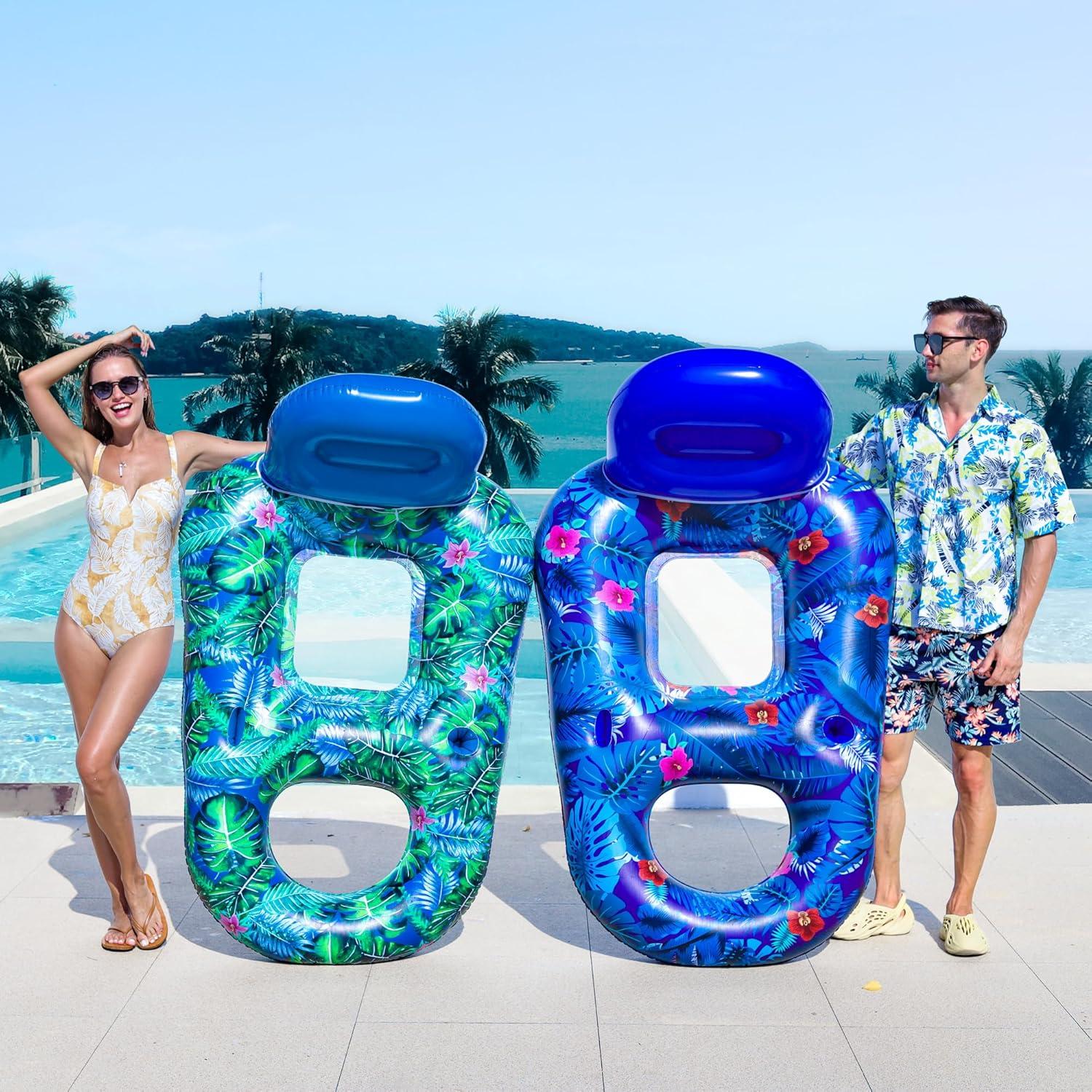 Sillas Flotantes para Piscina FindUWill - 2 Piezas 165x107cm