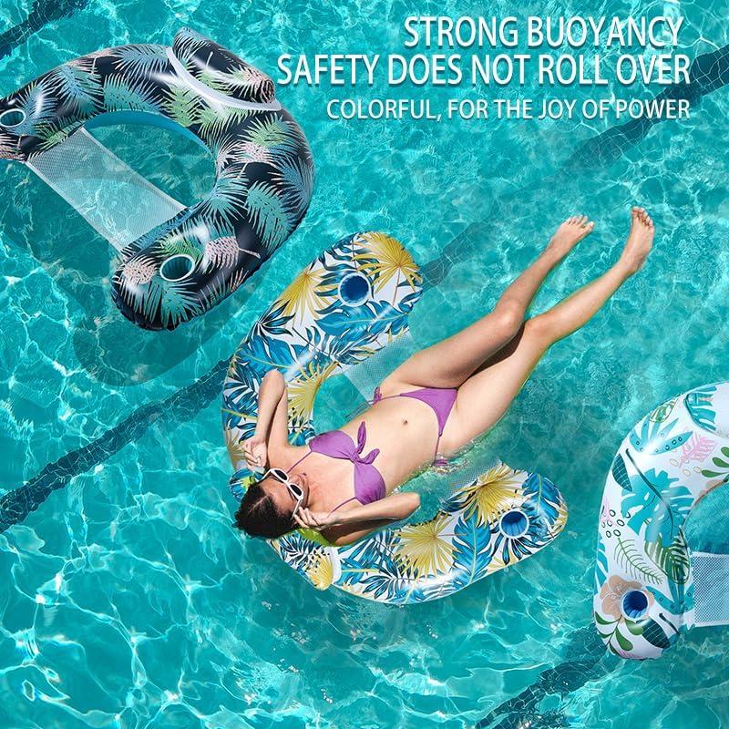 Paquete de 3 Flotadores Inflables Lluvia Auspiciosa con Portavasos