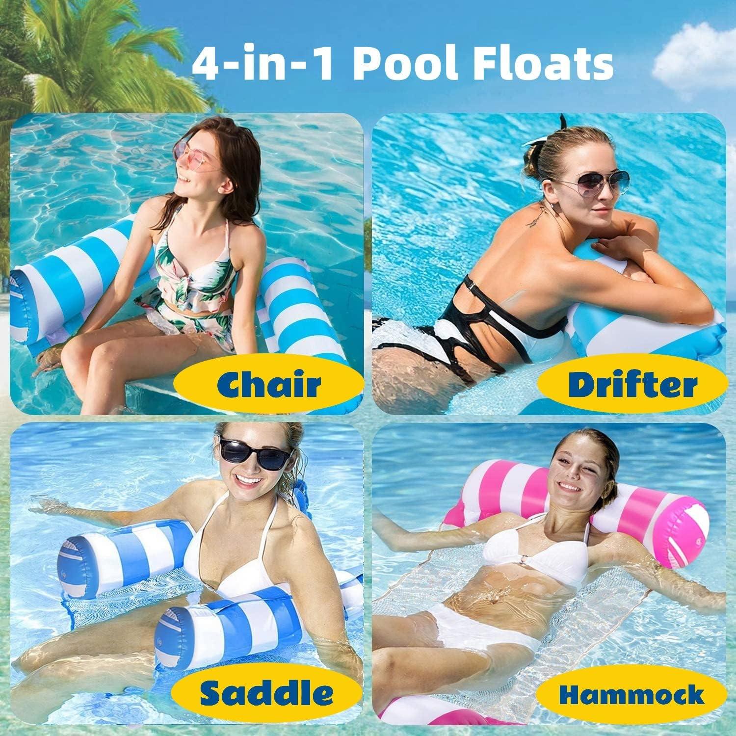 Flotadores de Agua 4-en-1 Oneirion XL PVC 130x68 cm