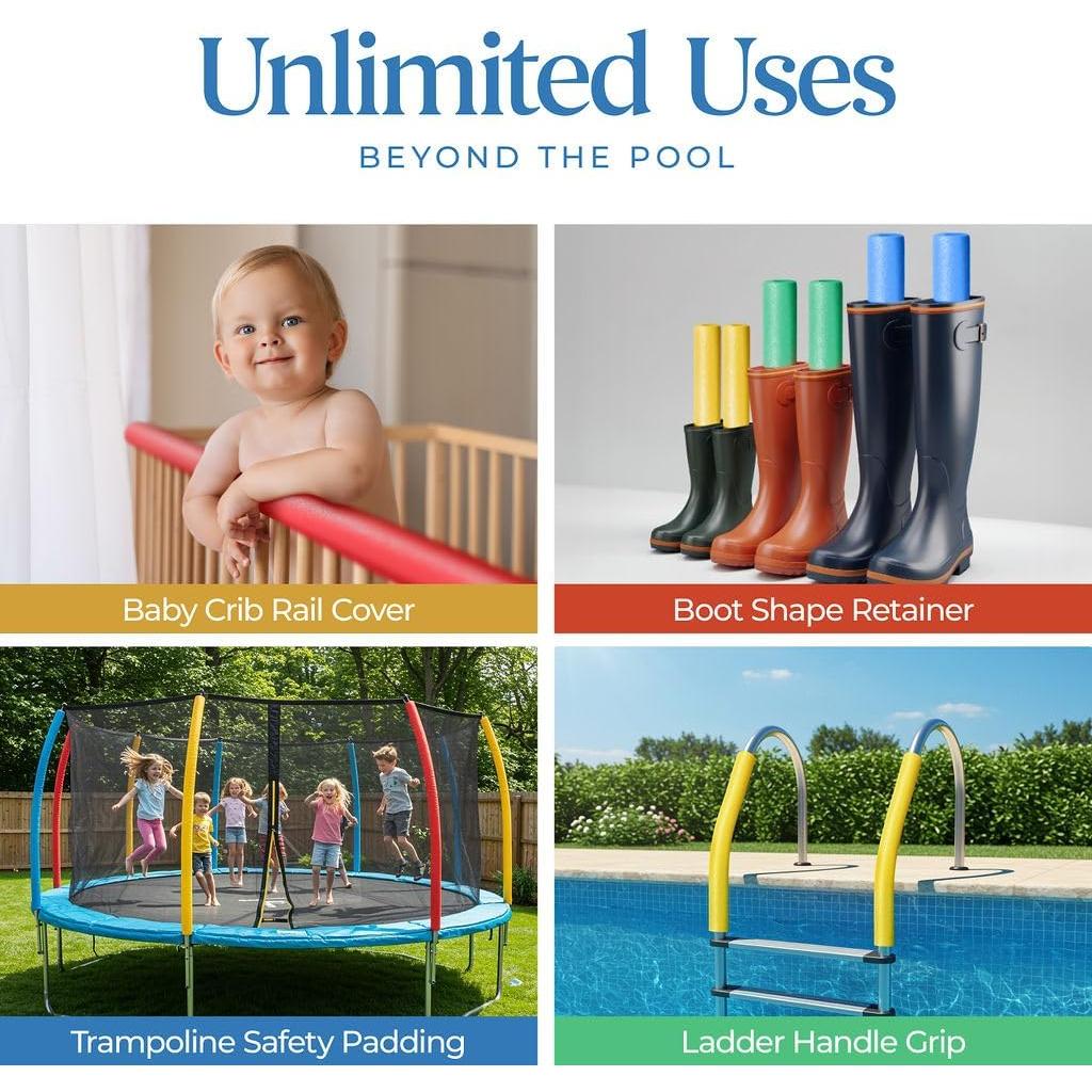 Tuberías de Espuma Play22 - Flotadores de Piscina Multicolor