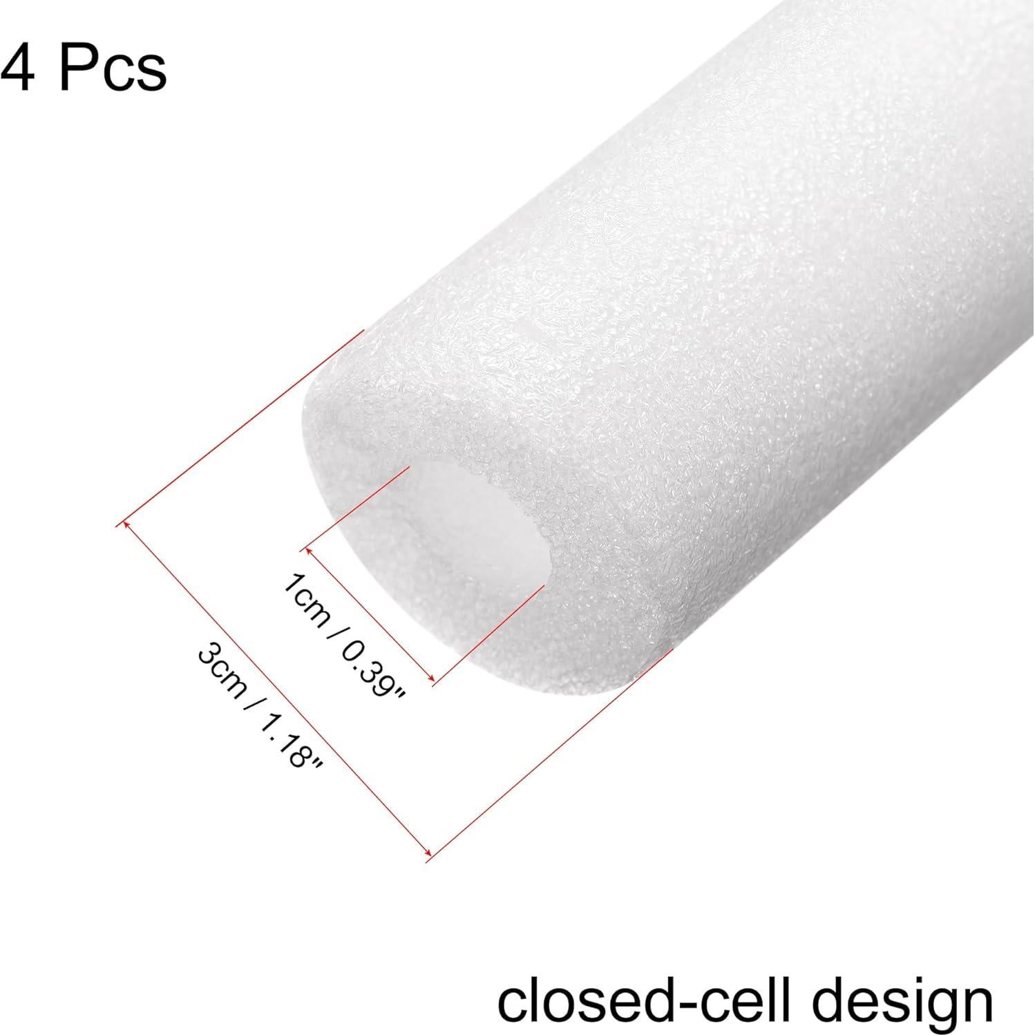 Cubierta de Aislamiento de Tubo uxcell 1m x 3cm - Paquete de 4