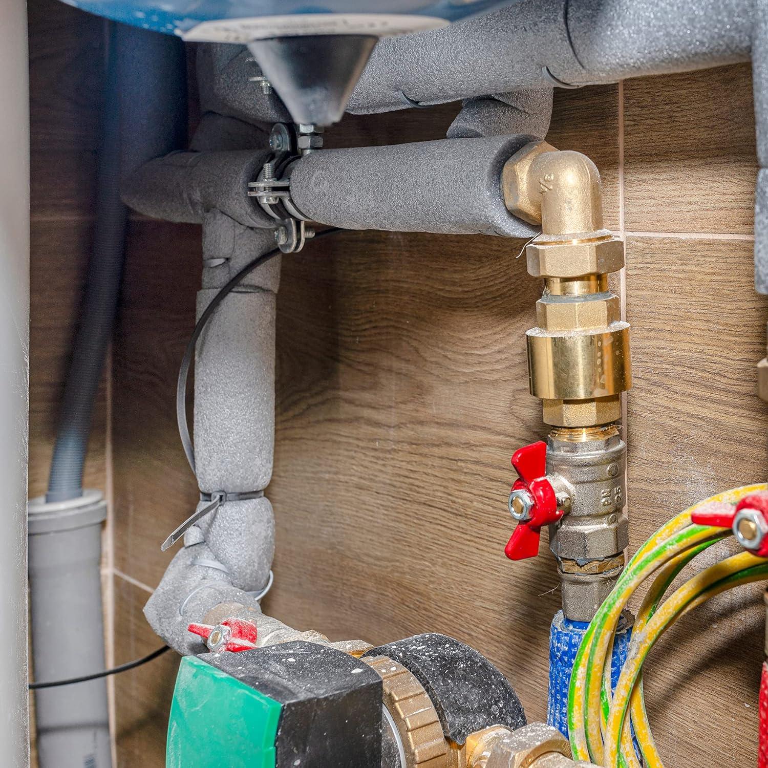 Cubierta de Aislamiento de Tubo uxcell 1m x 3cm - Paquete de 4