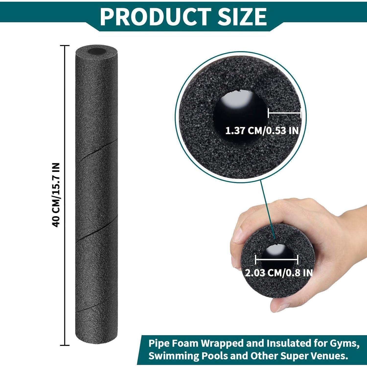 Tubo de Aislamiento de Espuma Aecsze 39.88 cm Negro Multiusos